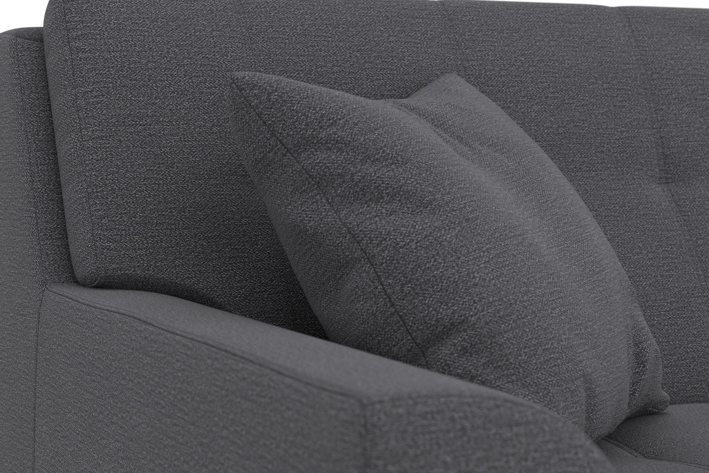 DOMO collection Ecksofa Treviso, wahlweise mit Bettfunktion, incl. Zierkissen