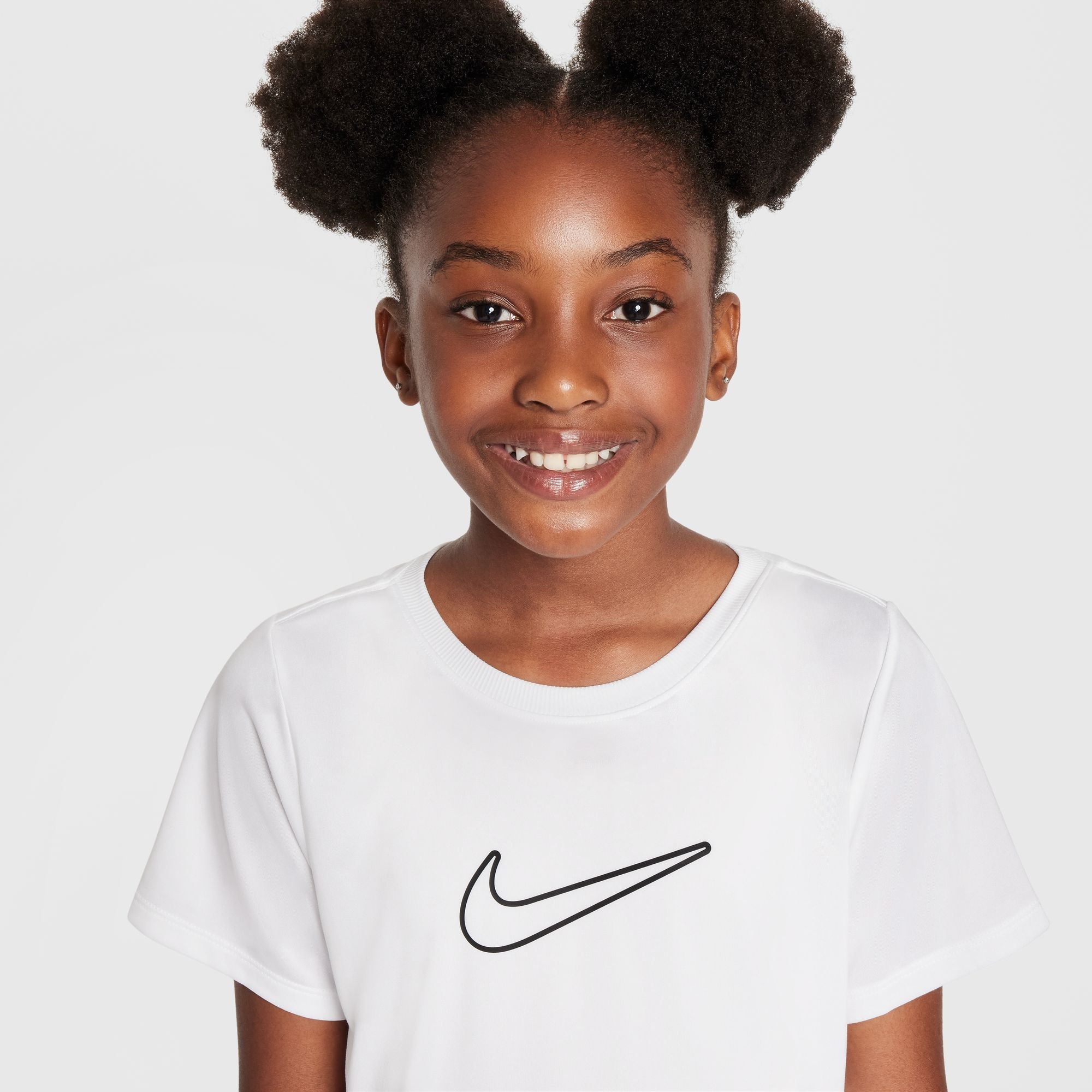 Nike Tanktop »Nike One Fitted Big Kids' (Girls') Dri-FIT Short-Sleeve Top« sportliches Top, für Jugendliche, schnelltrocknend, atmungsaktiv