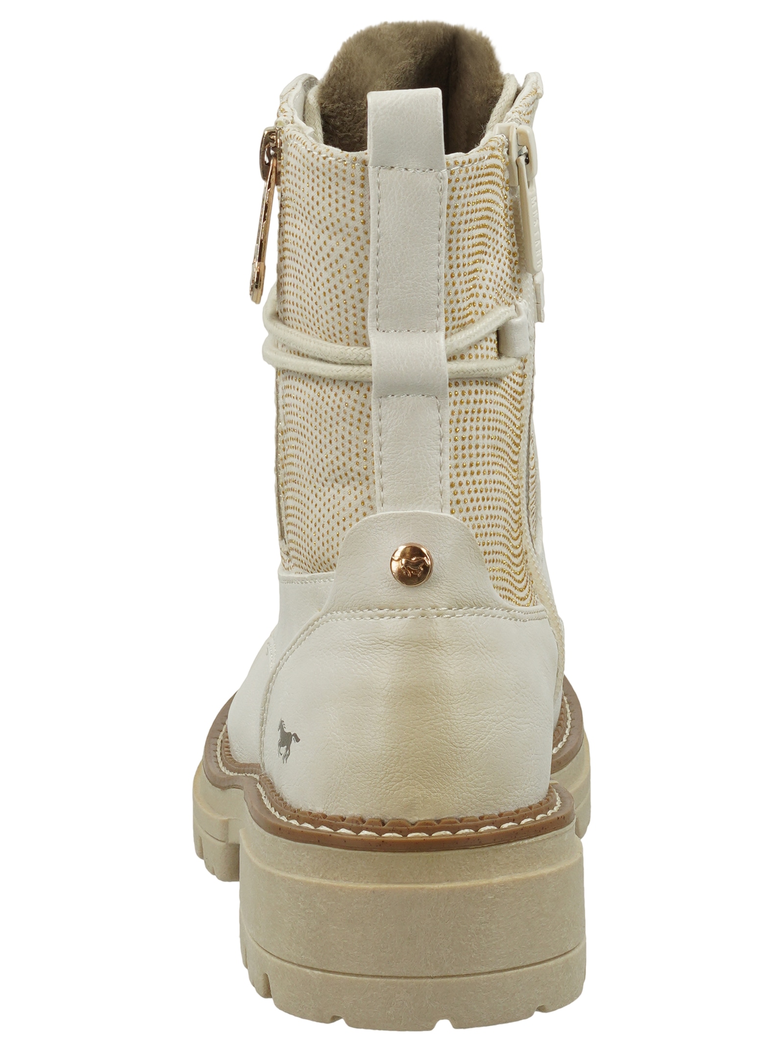 Mustang Shoes Schnürstiefelette »Mustang Shoes Stiefelette Lederimitat«