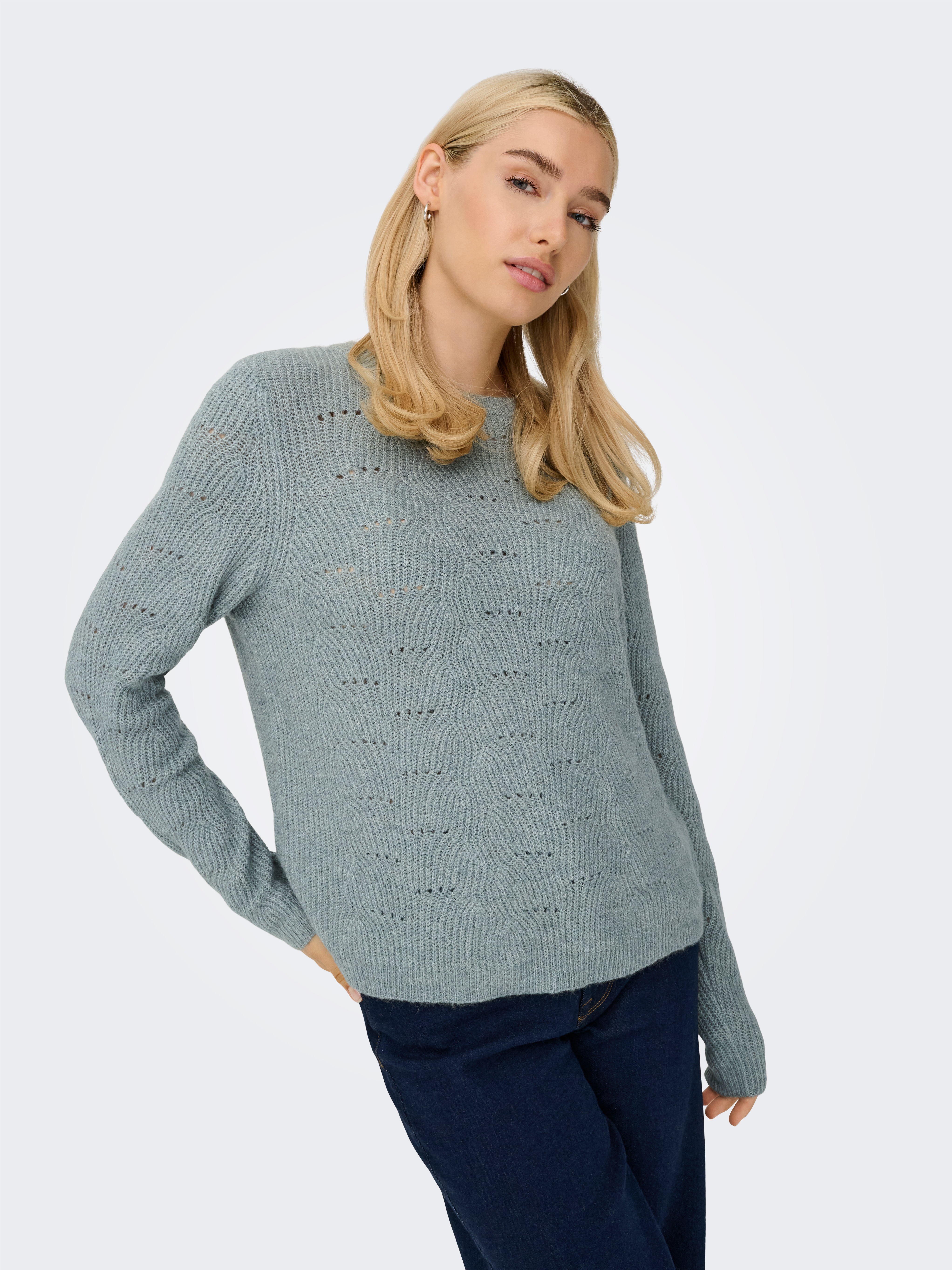 Thumbnail - ONLY Rundhalspullover "ONLLOLLI L/S PULLOVER KNT NOOS"