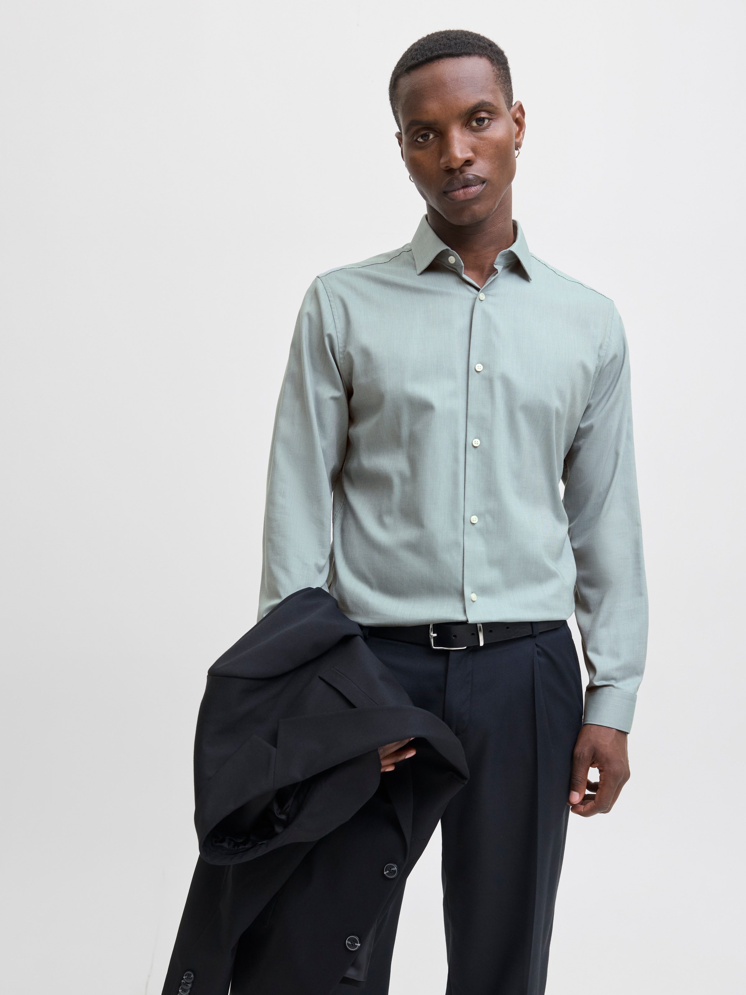 Jack & Jones Langarmhemd »JPRBLAPARKER SHIRT L/S«, mit Hemdkragen