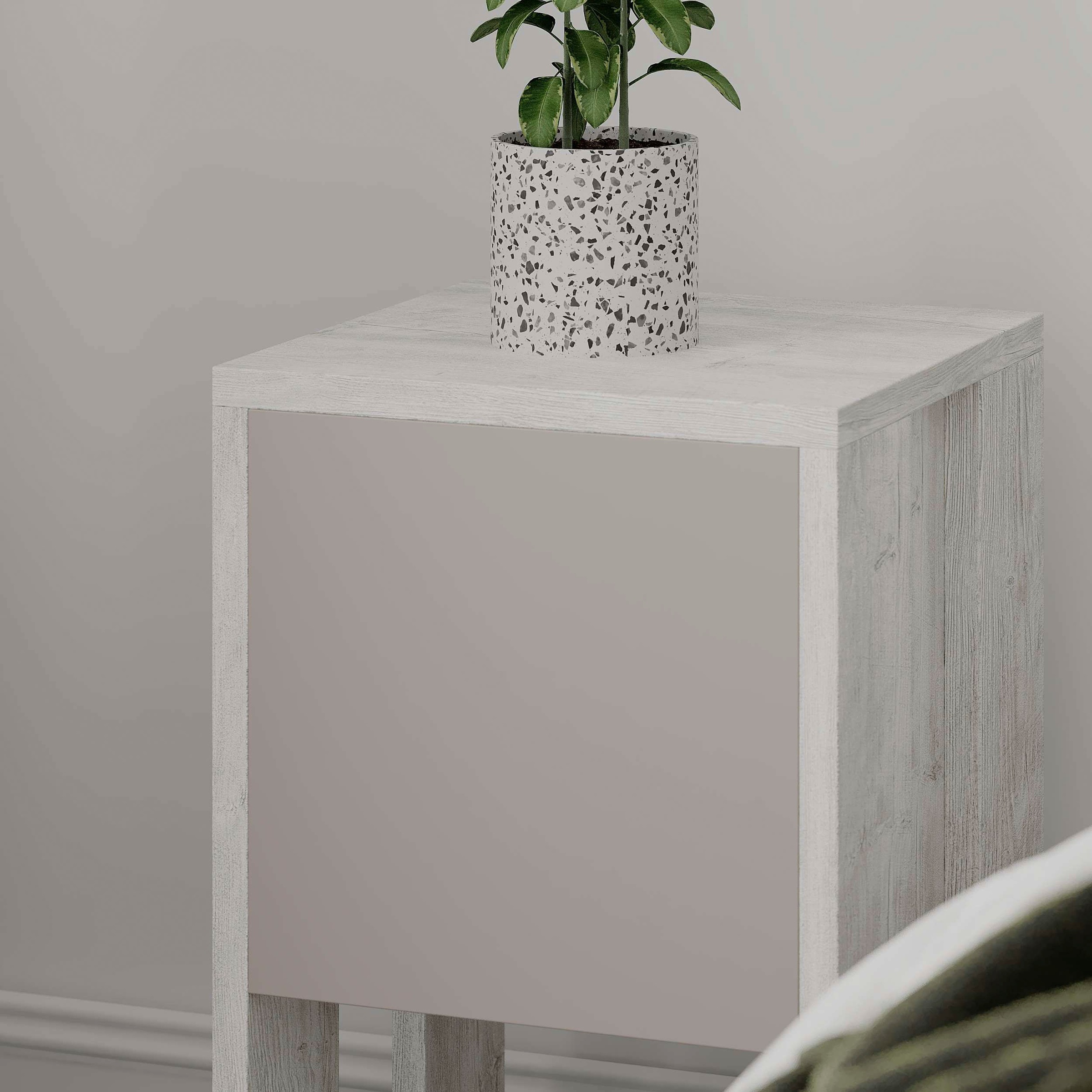 Decortie Nachttisch »EMA NACHTTISCH«, (Packung, 1 St.), Leichte Montage, Lagerung, Platzsparend