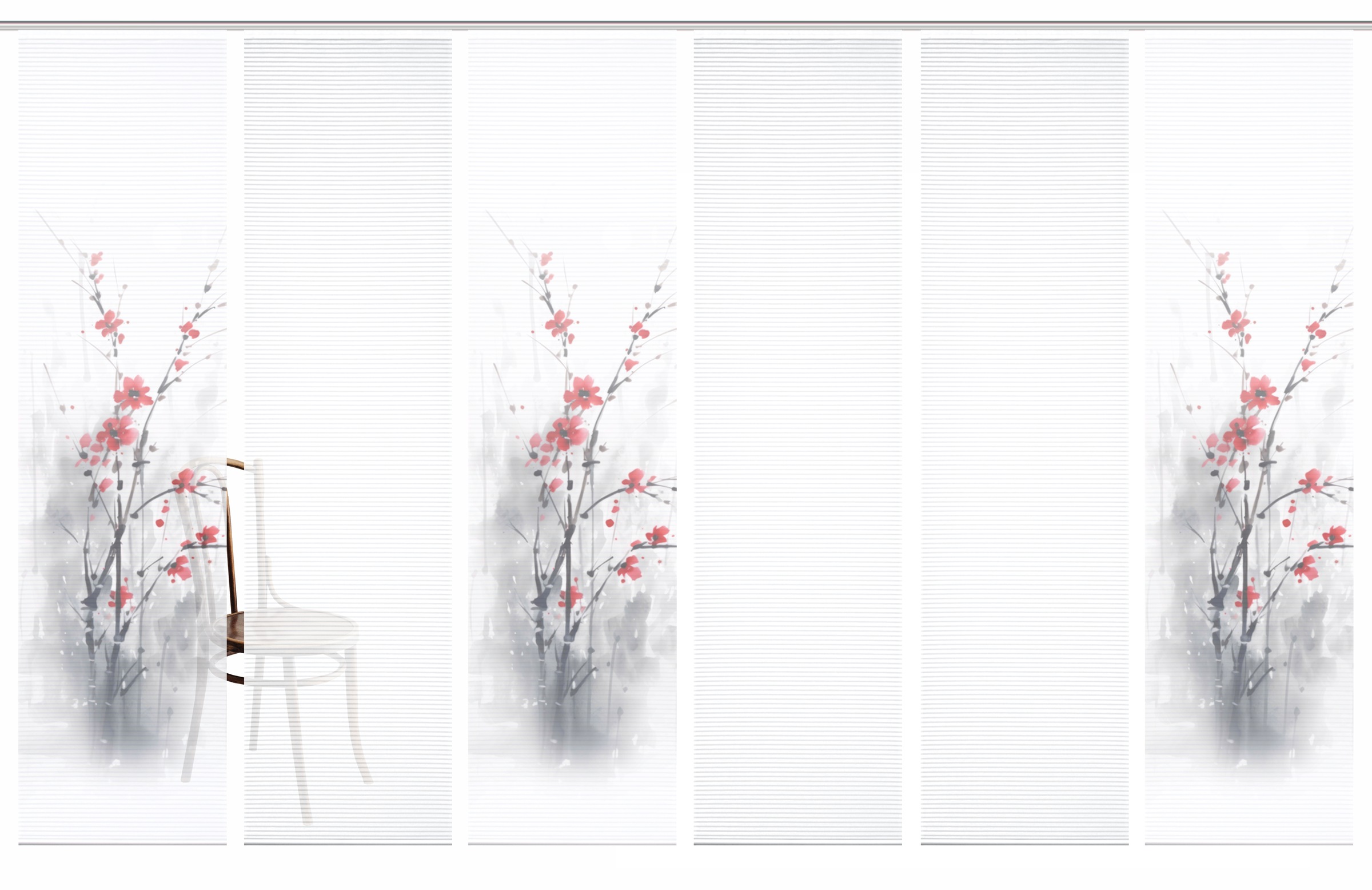 HOME in green Schiebegardine "BELMIRA" Paneelwagen 6 Stk. tlg. SET DIGITALD günstig online kaufen