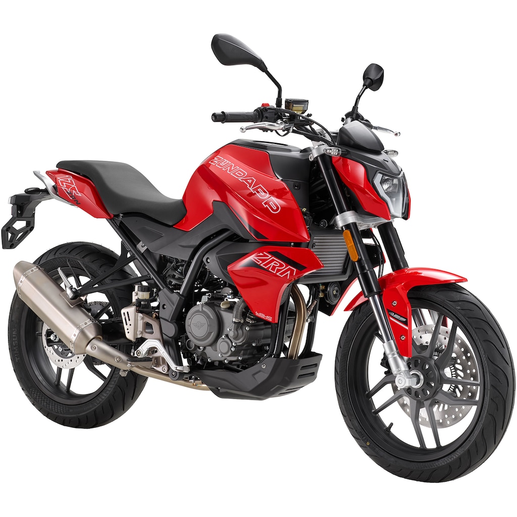 Zündapp Motorrad »ZRN 125 Naked E5 ABS«, 124 cm³, 102 km/h, Euro 5, 15 PS