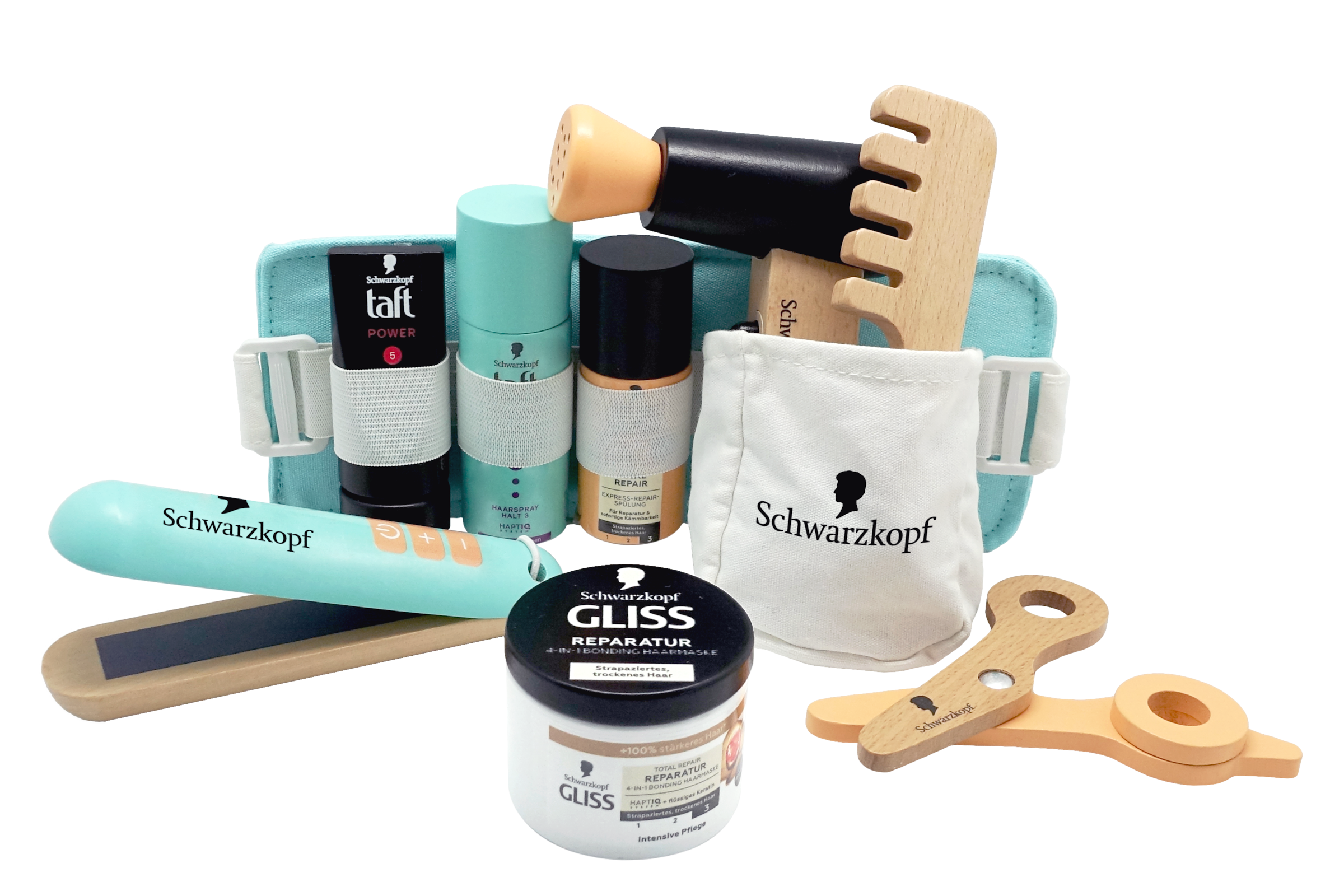 Tanner Kaufladensortiment »Hairdressing Set Schwarzkopf«