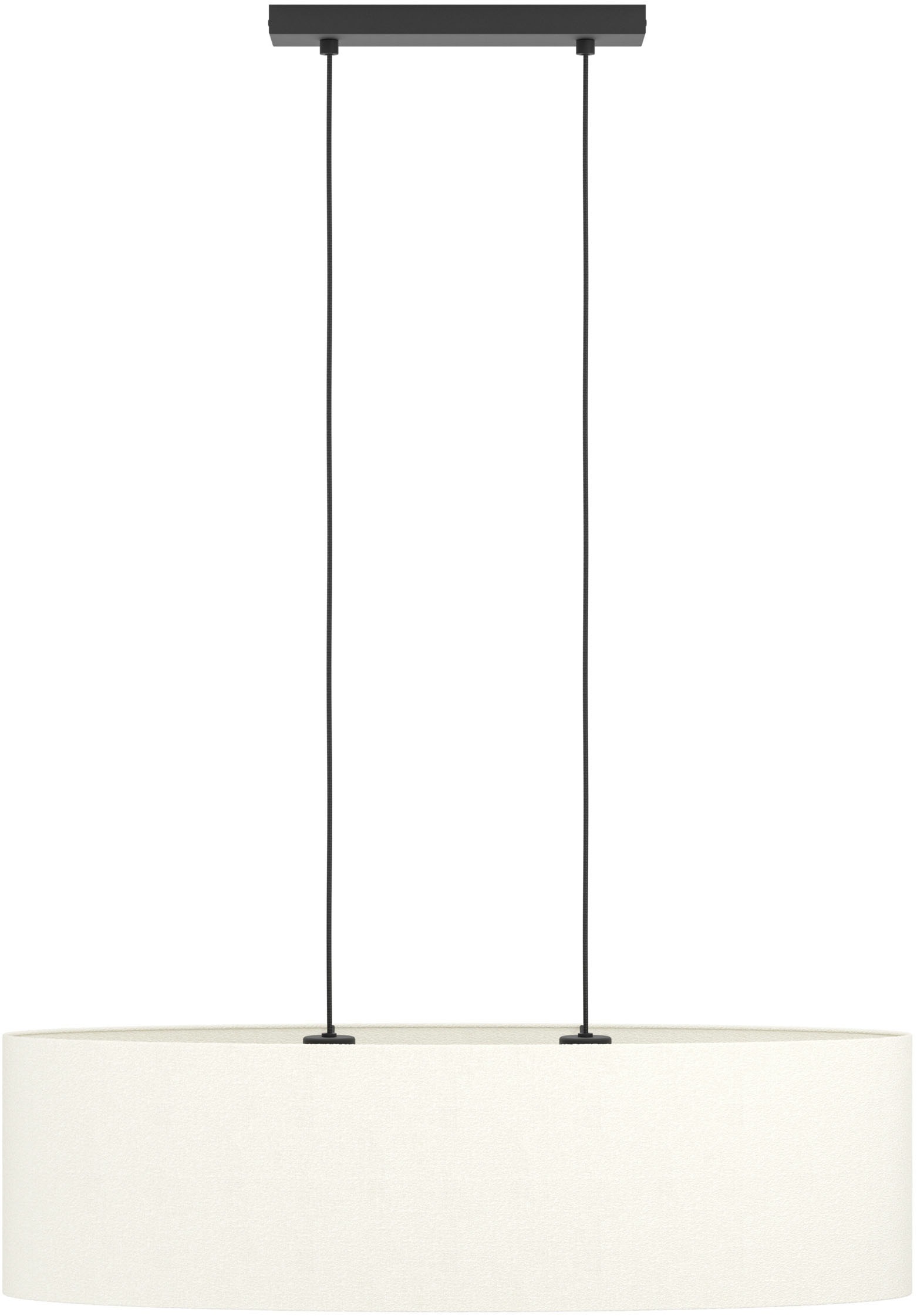 EGLO Hängeleuchte »FEBRES Pendellampe - Stahl - E27 - 2X60W - IP20« E27 1 Stk. Hängelampe, Deckenlampe, Wohnzimmer, Esszimmer, L78 x B22 x H110 cm