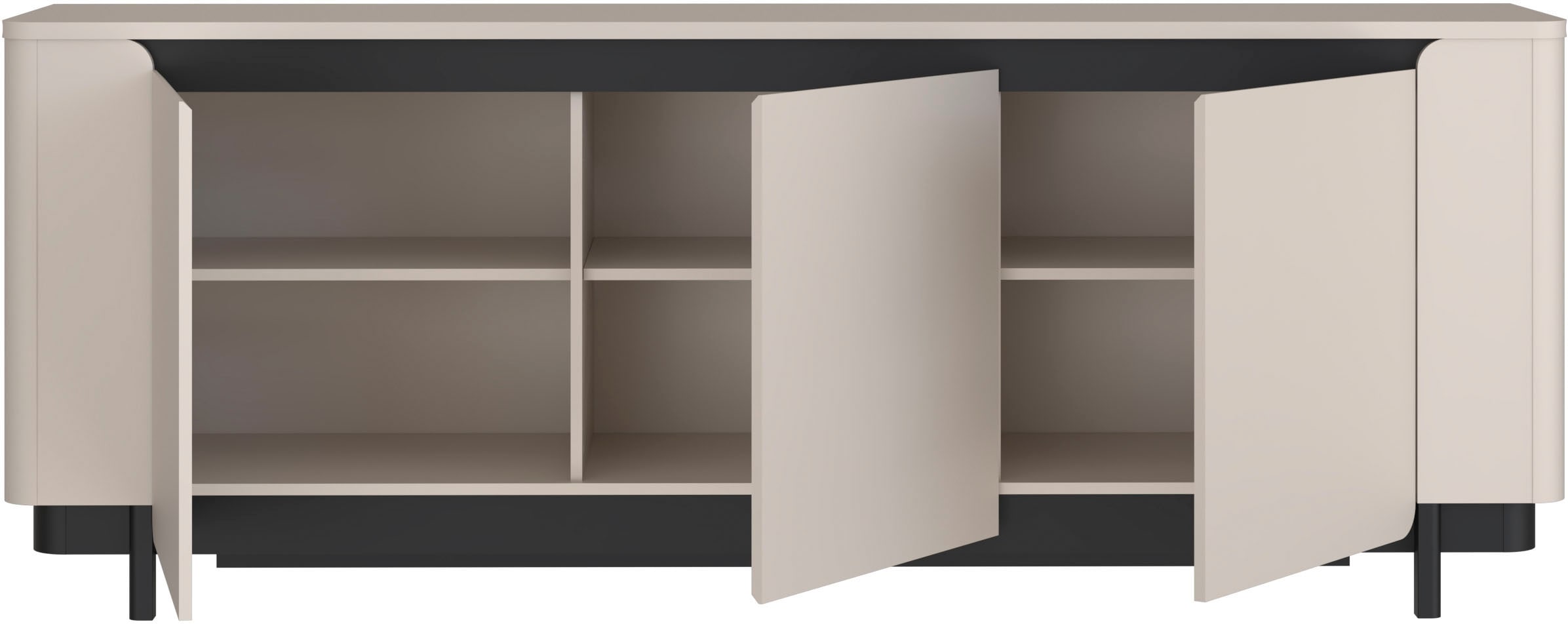 FORTE Sideboard »Vodol«, Sideboard, Stauraum, Soft Close