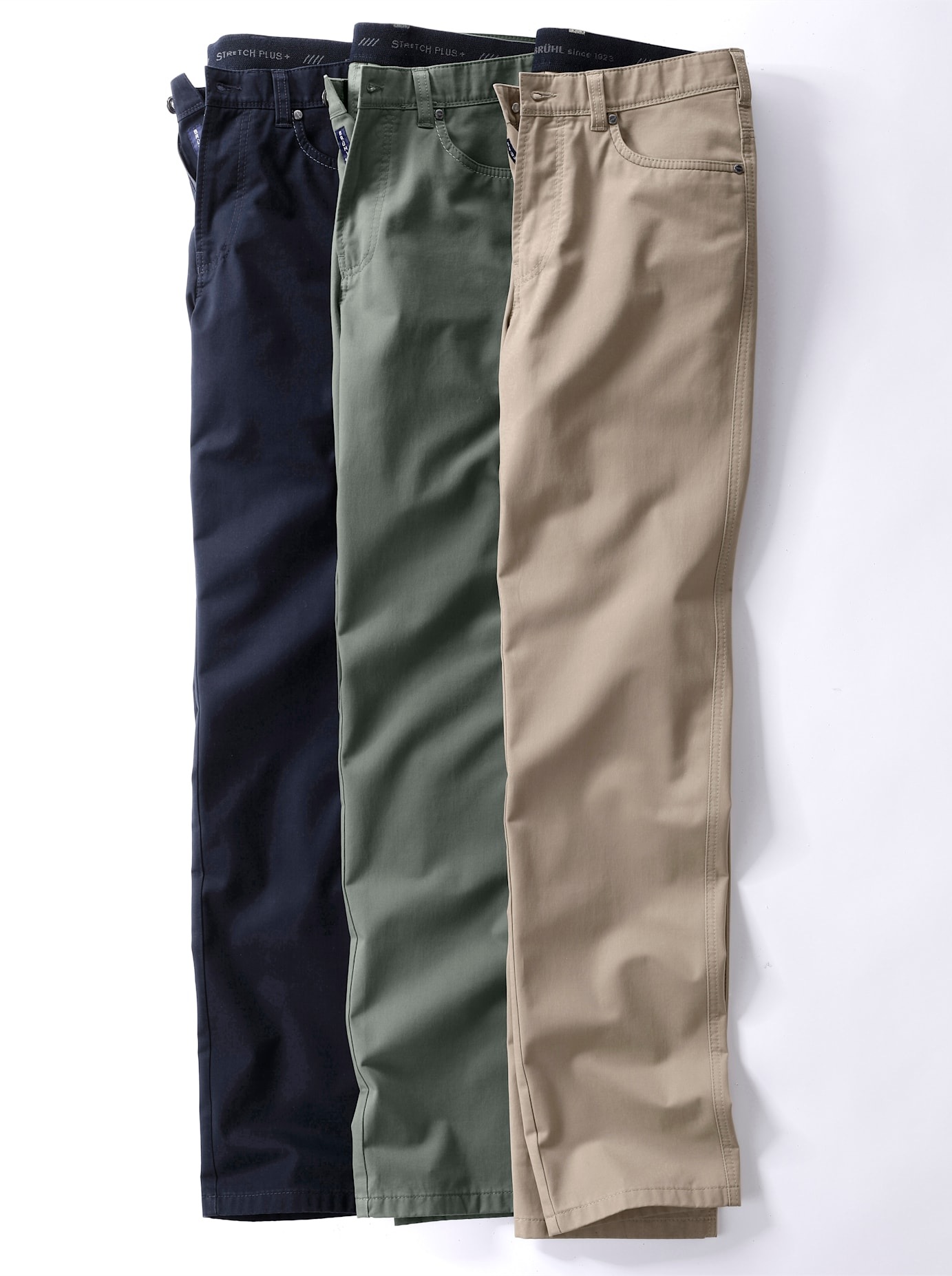 BRÜHL 5-Pocket Trousers Men Blue 60 3