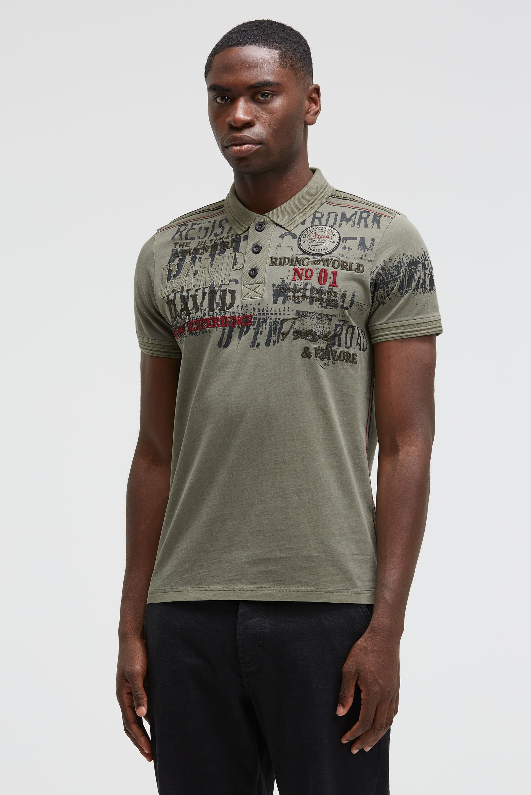 CAMP DAVID Poloshirt, mit Kontrastnähten günstig online kaufen
