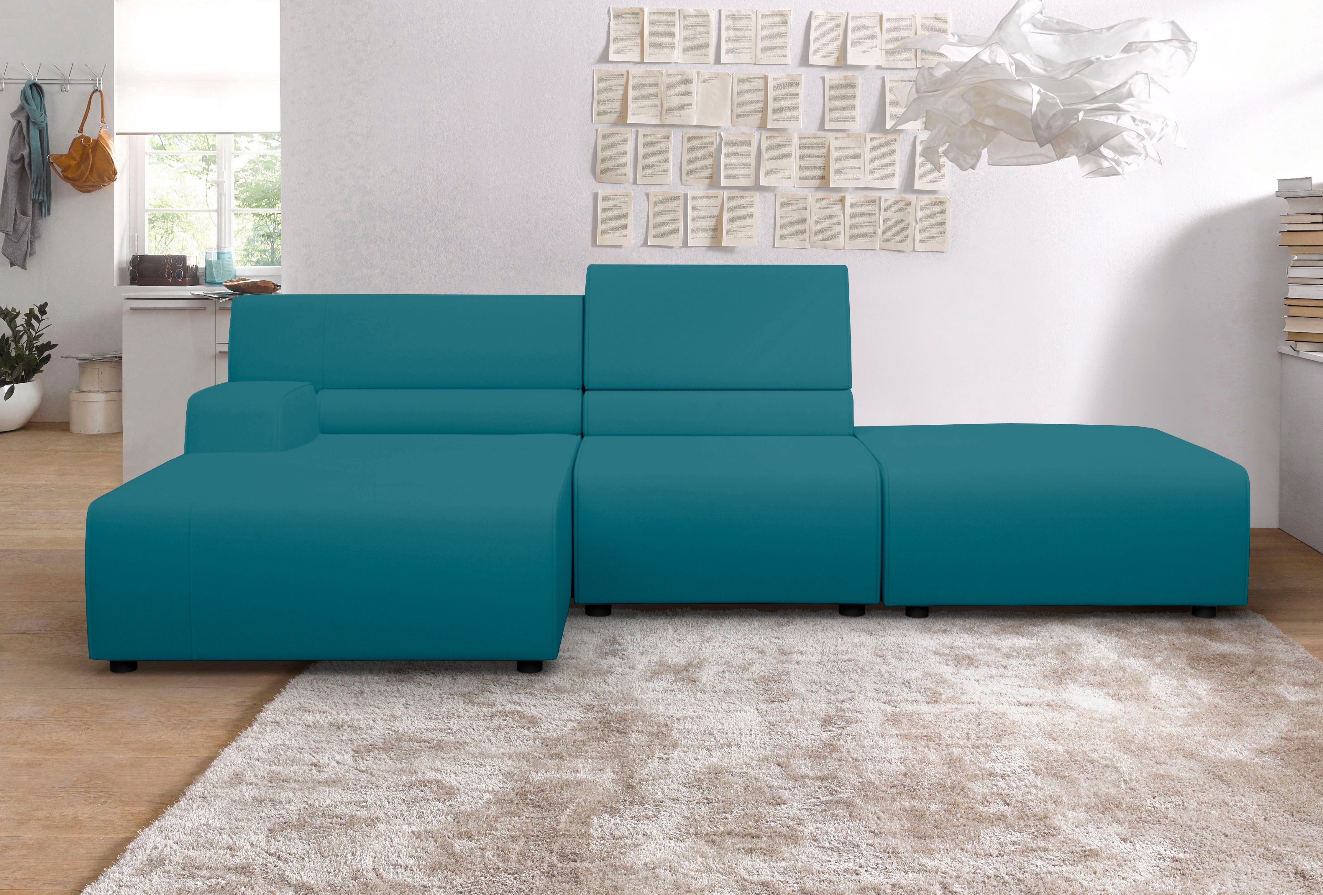 Egoitaliano Ecksofa "Babouche, Designsofa mit außergewöhnlichem Sitzkomfort zum Wohlfühlen"