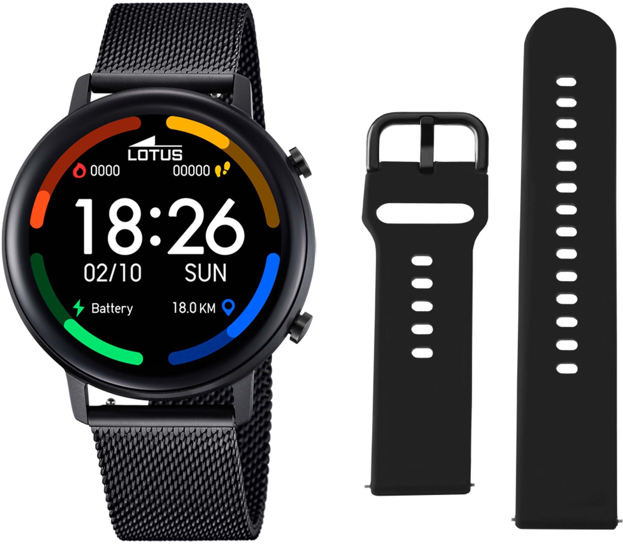 Smartwatch »50043/1«, (Armbanduhr, Damenuhr, Herrenuhr, Geschenkidee, Edelstahlarmband)