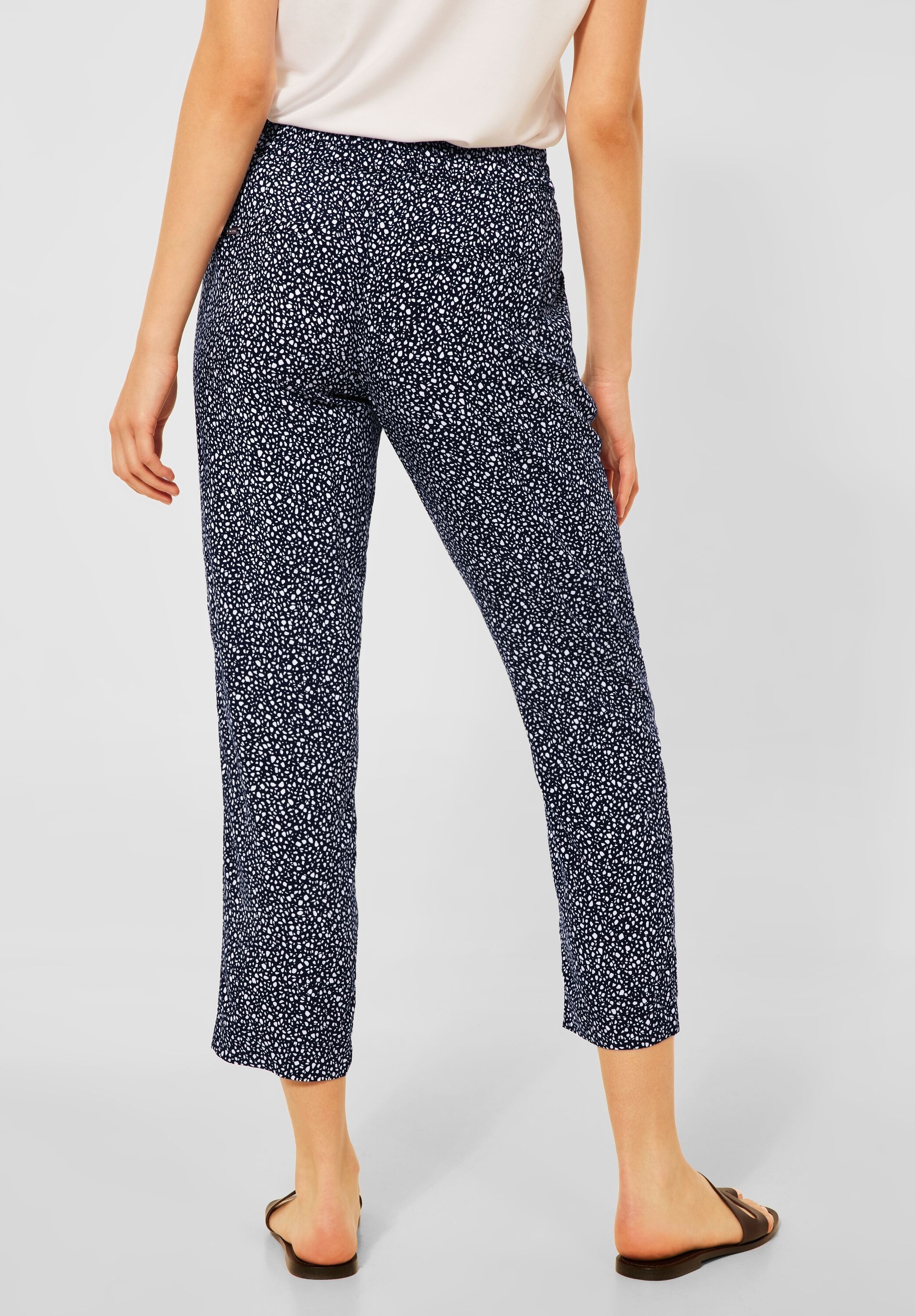 STREET ONE Stoffhose, mit allover Print