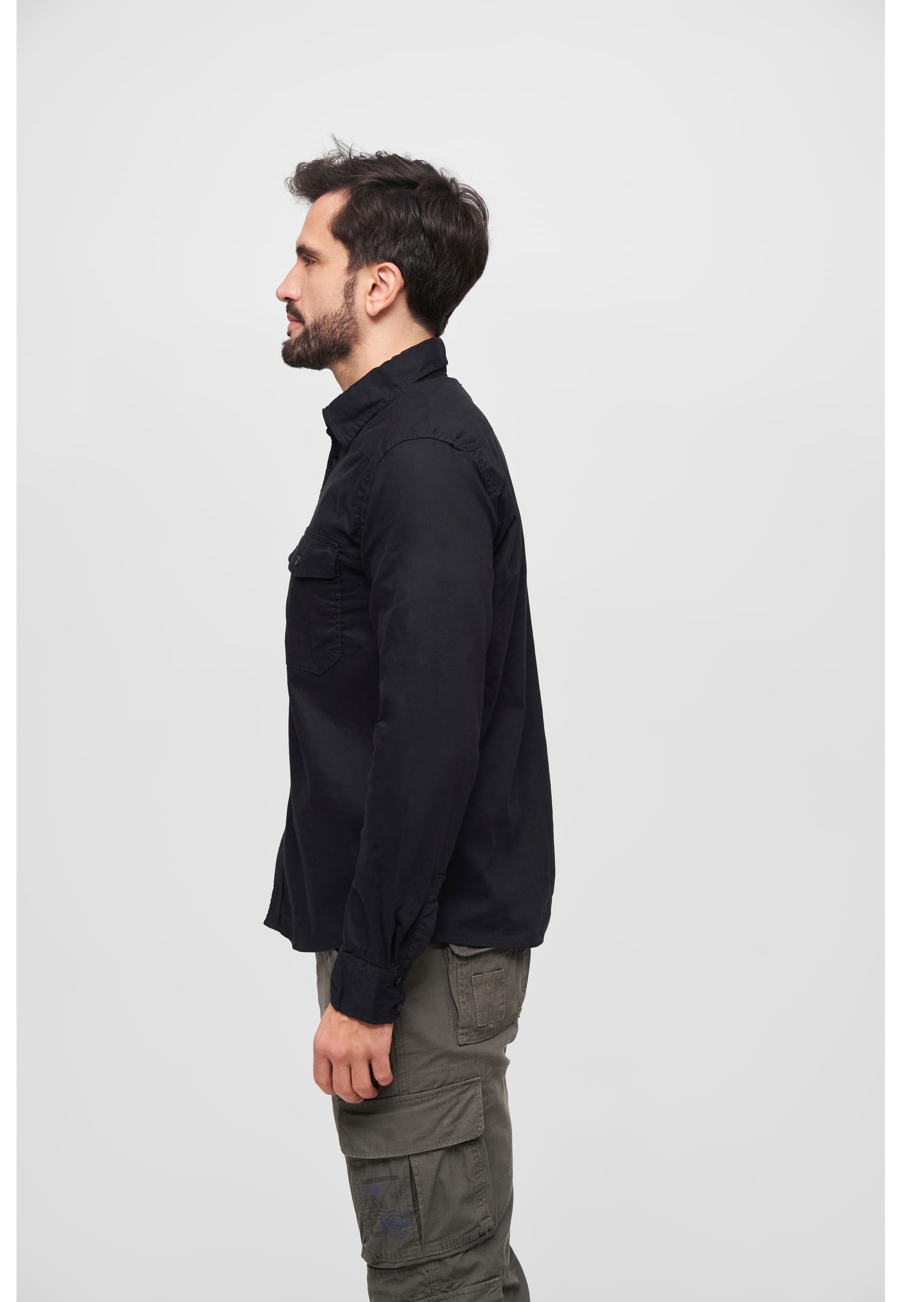 Brandit Langarm-Poloshirt »Brandit Herren Flanellshirt«, (1 tlg.)