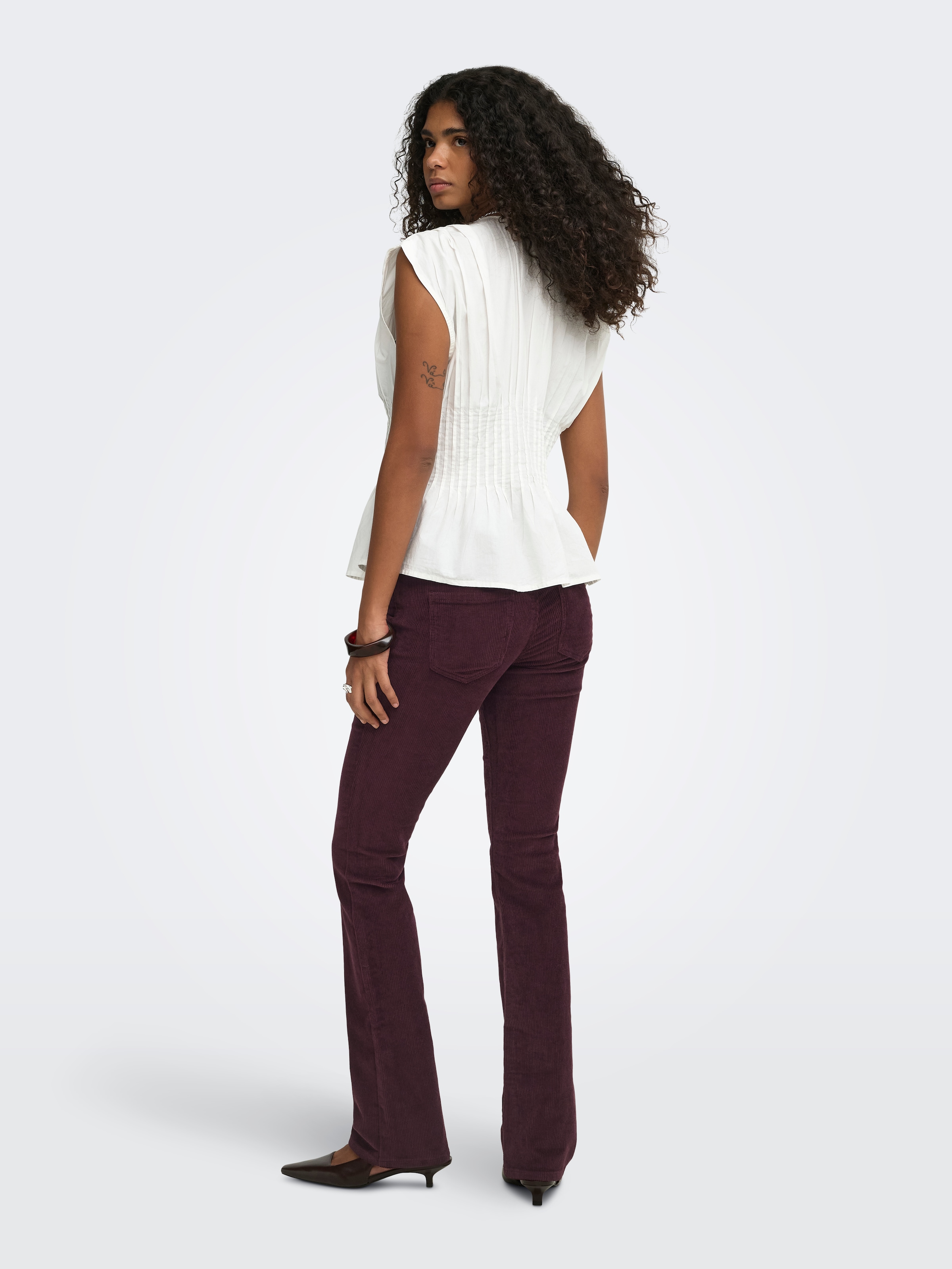 ONLY »ONLMARY – Flared Cordhose mit Stretchkomfort«  Baumwollmischung, bootcut fit