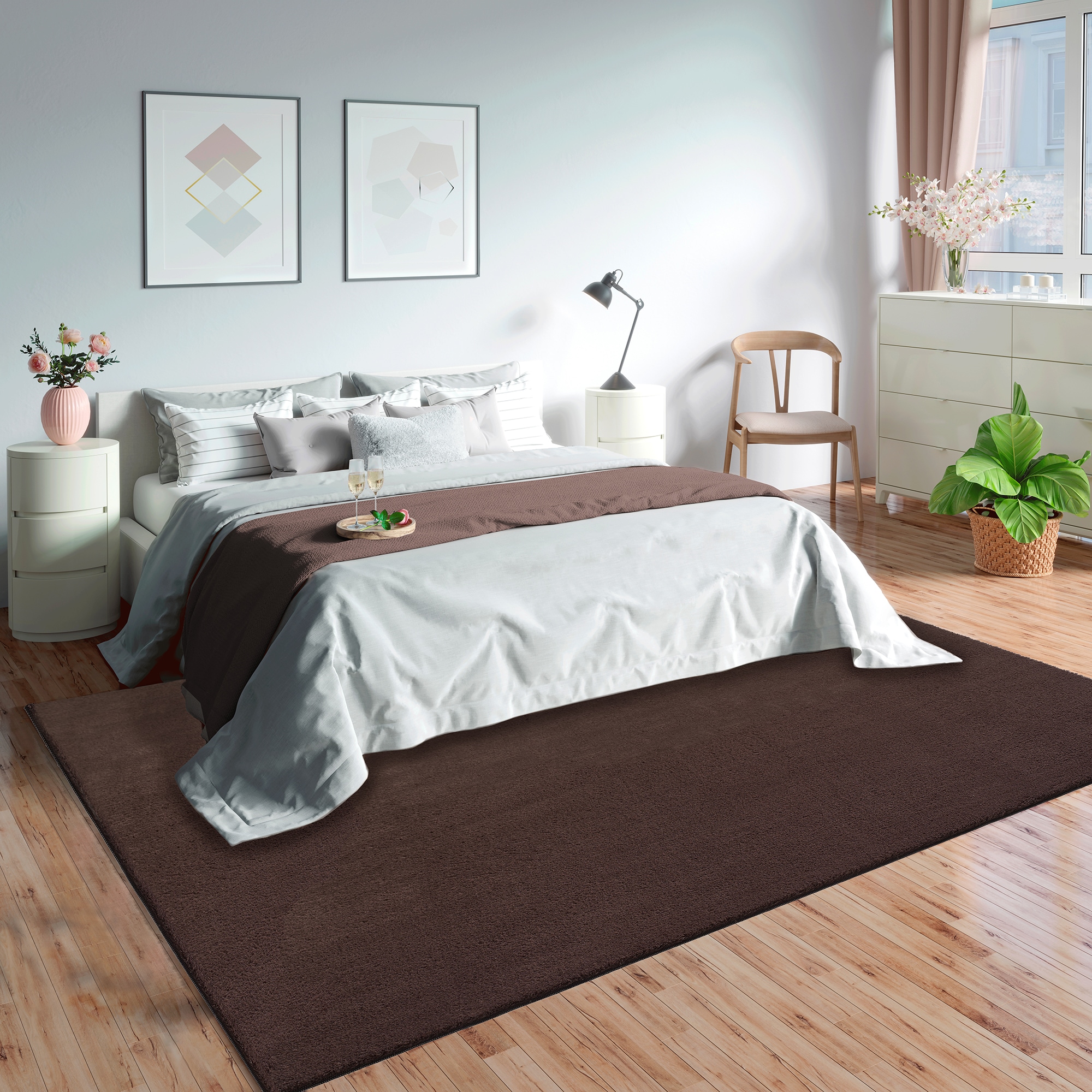 merinos Teppich "Loft 37, Kunstfellteppich" rechteckig 16 mm Höhe weich und günstig online kaufen