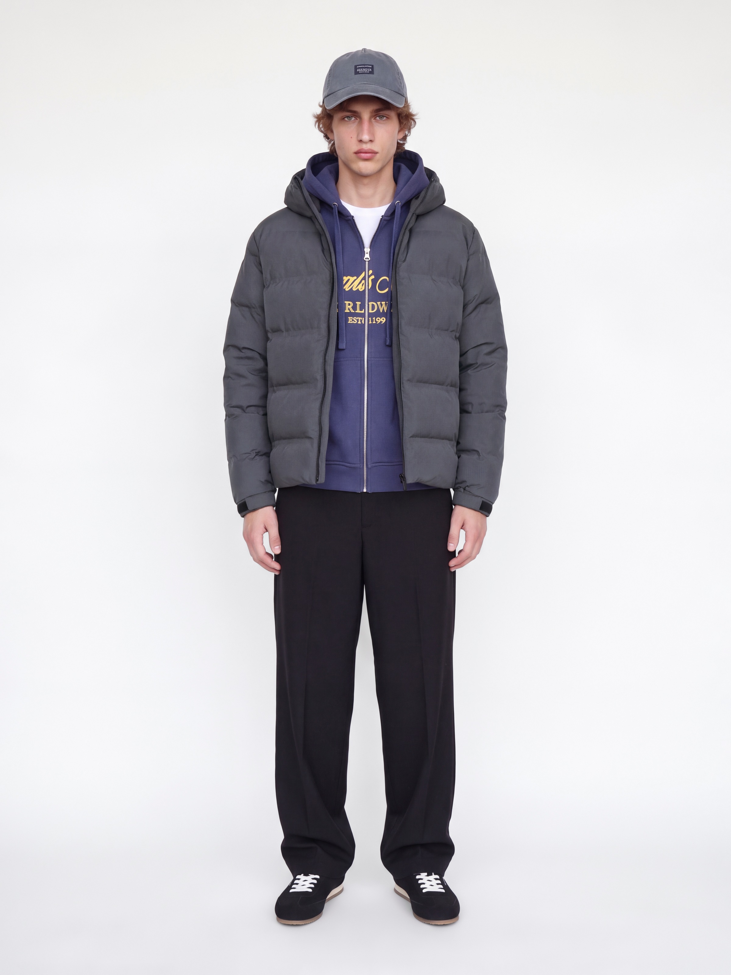 Jack & Jones Steppjacke »JJSAGE PUFFER JACKET BF« mit Kapuze Kunstfaser, regular fit