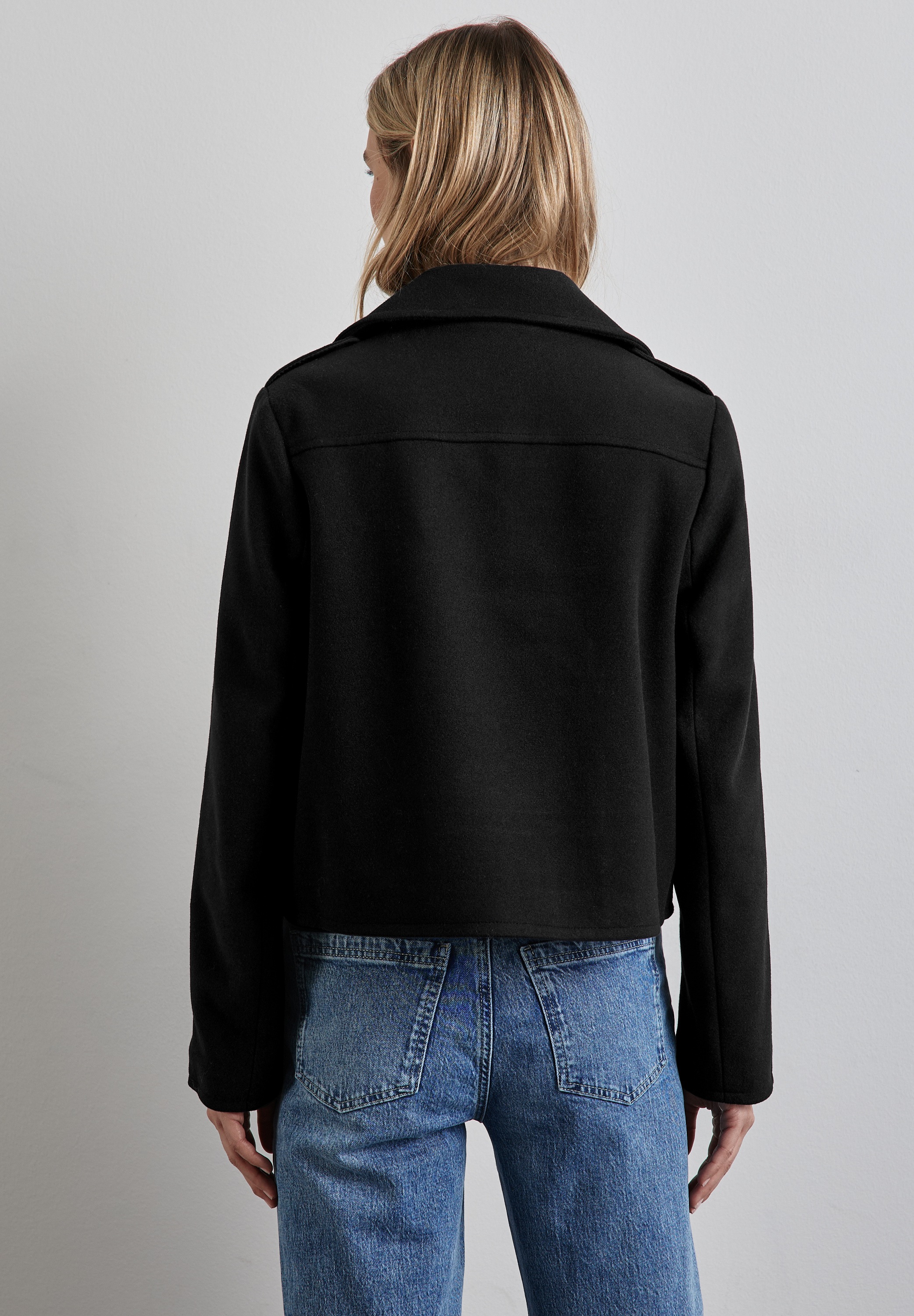 STREET ONE Kurzjacke, ohne Kapuze, mit Reverskragen