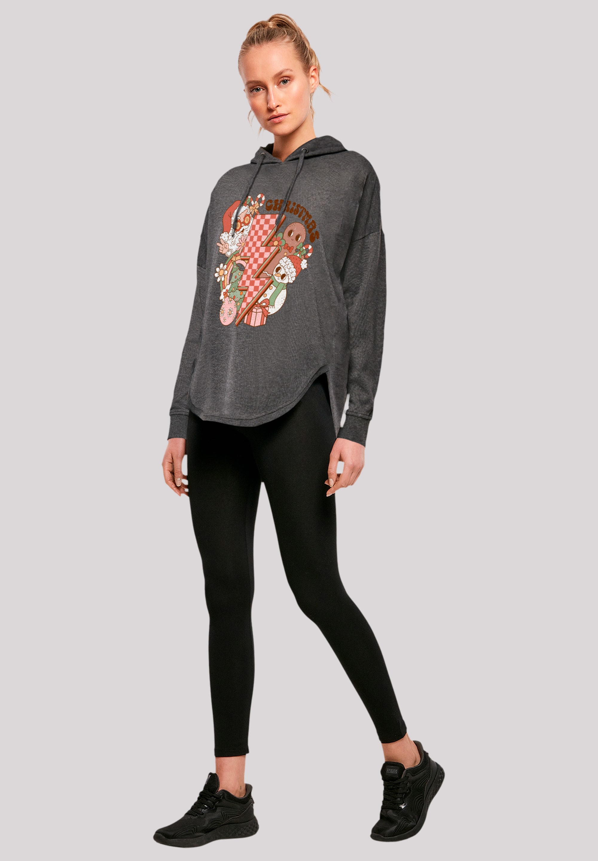 F4NT4STIC Kapuzenpullover »Groovy Weihnachten Flash Cozy Vibes«, Premium Qualität, Weihnachts-Kollection