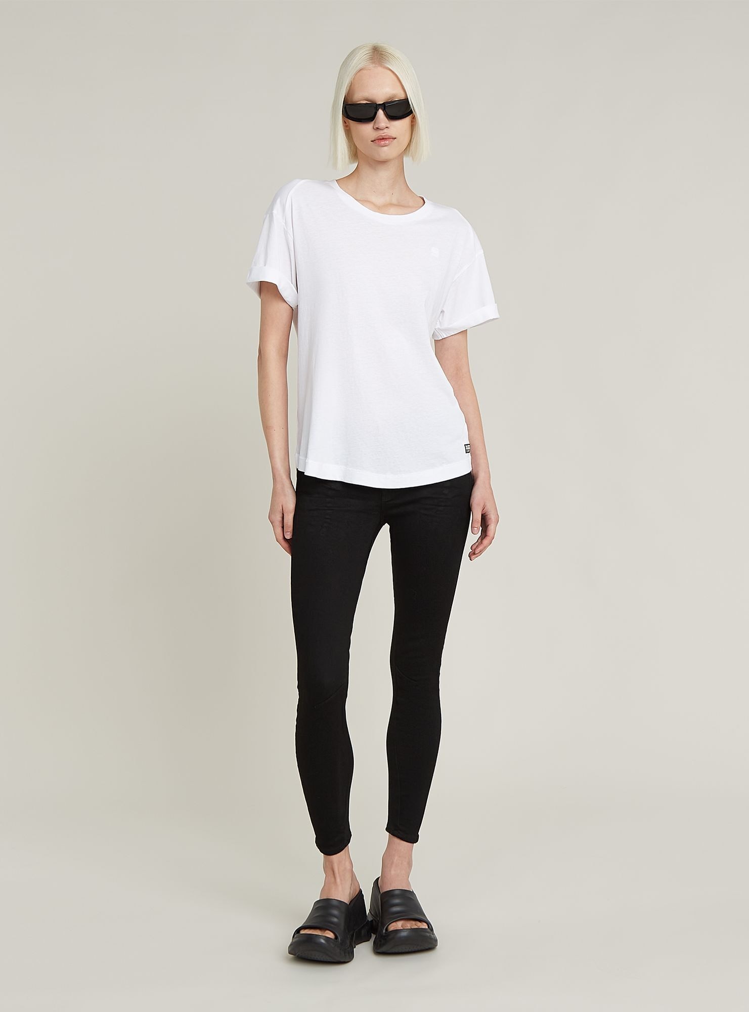 G-STAR T-Shirt »Rolled Up Sleeve Boyfriend Top«