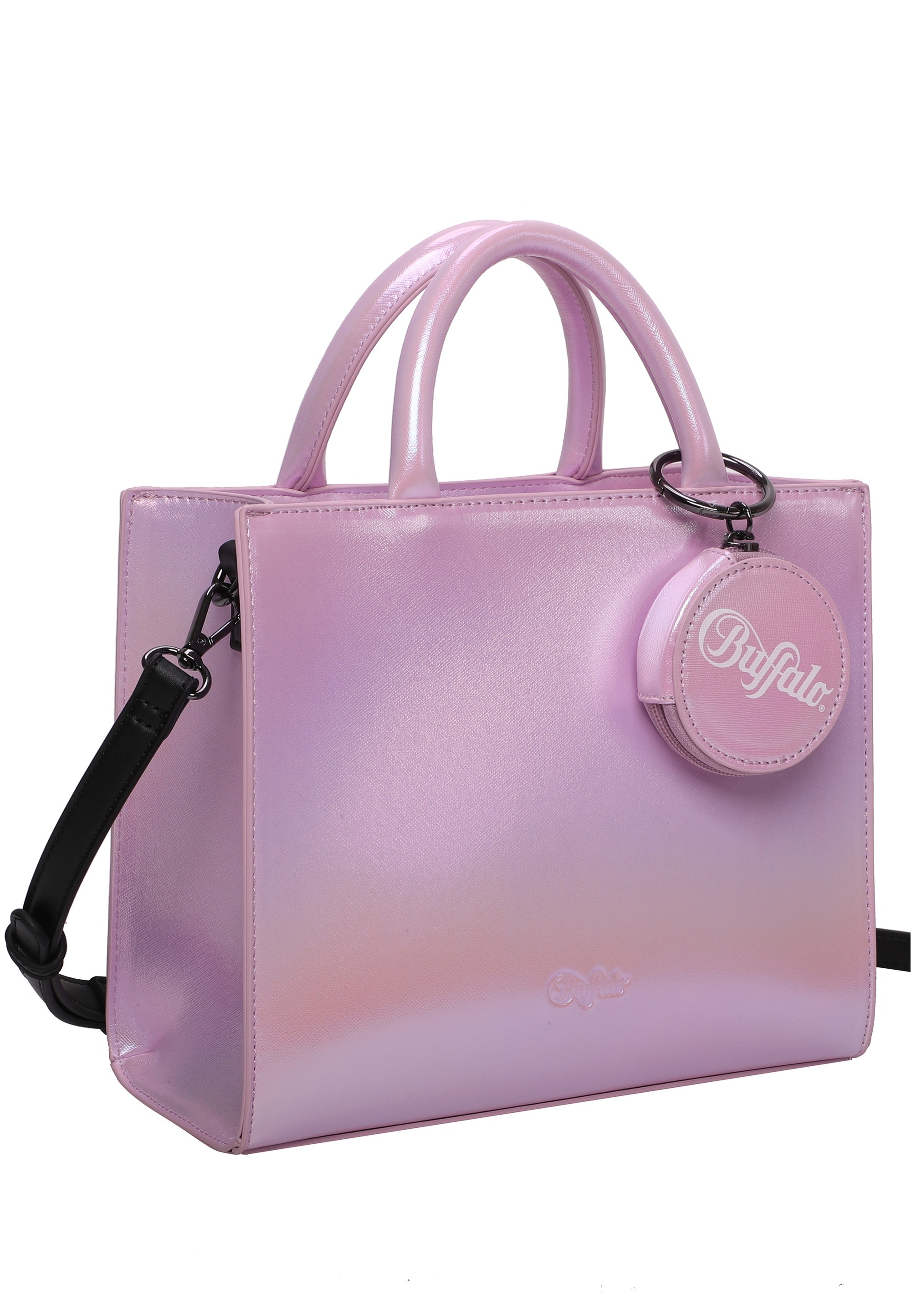 Buffalo Henkeltasche »Big Boxy Collection Rainbow«, mit abnehmbarem Taschenanhänger