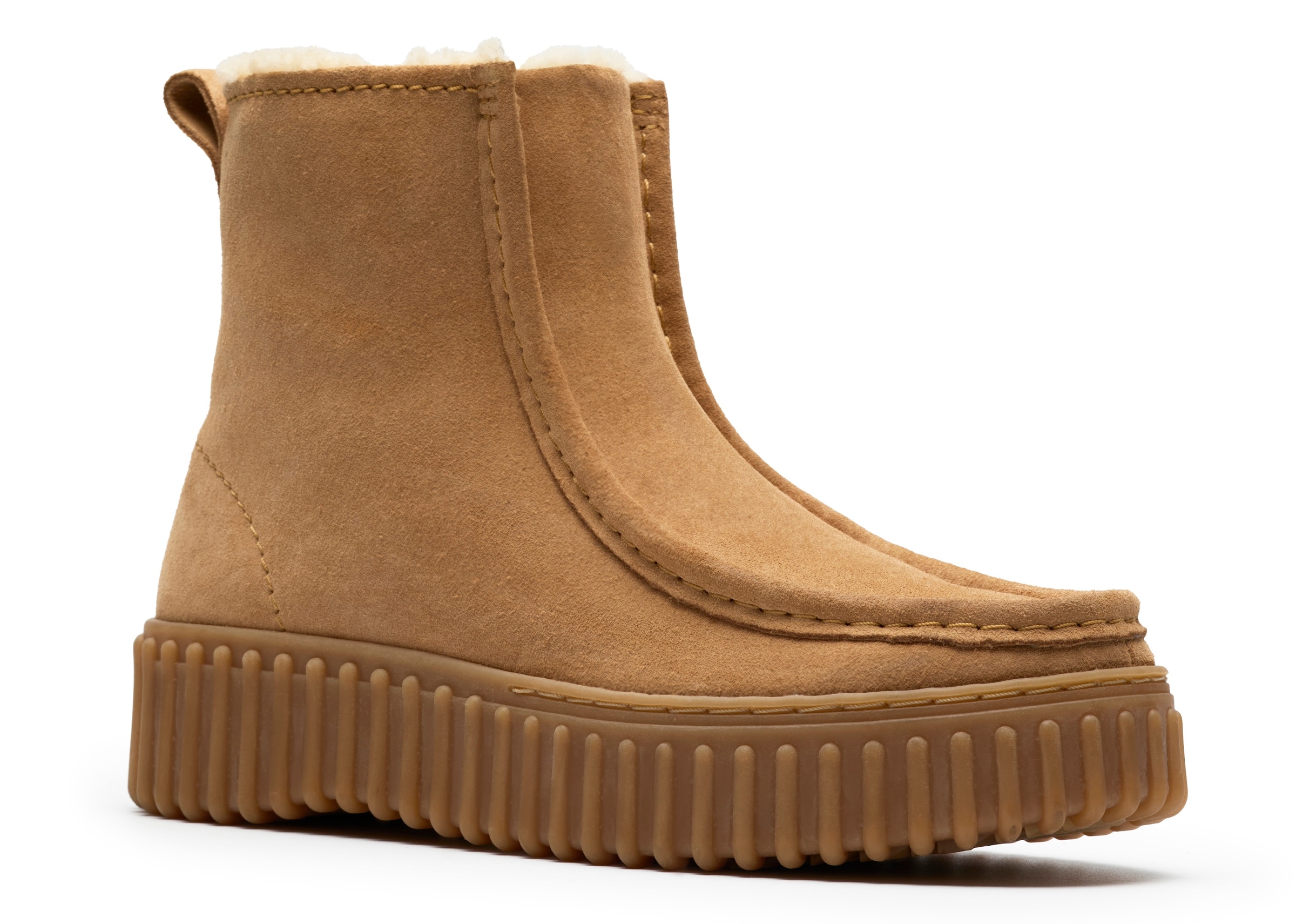 Clarks Winterboots "Torhill Cozy" Plateauboots mit modischer Ziernaht günstig online kaufen