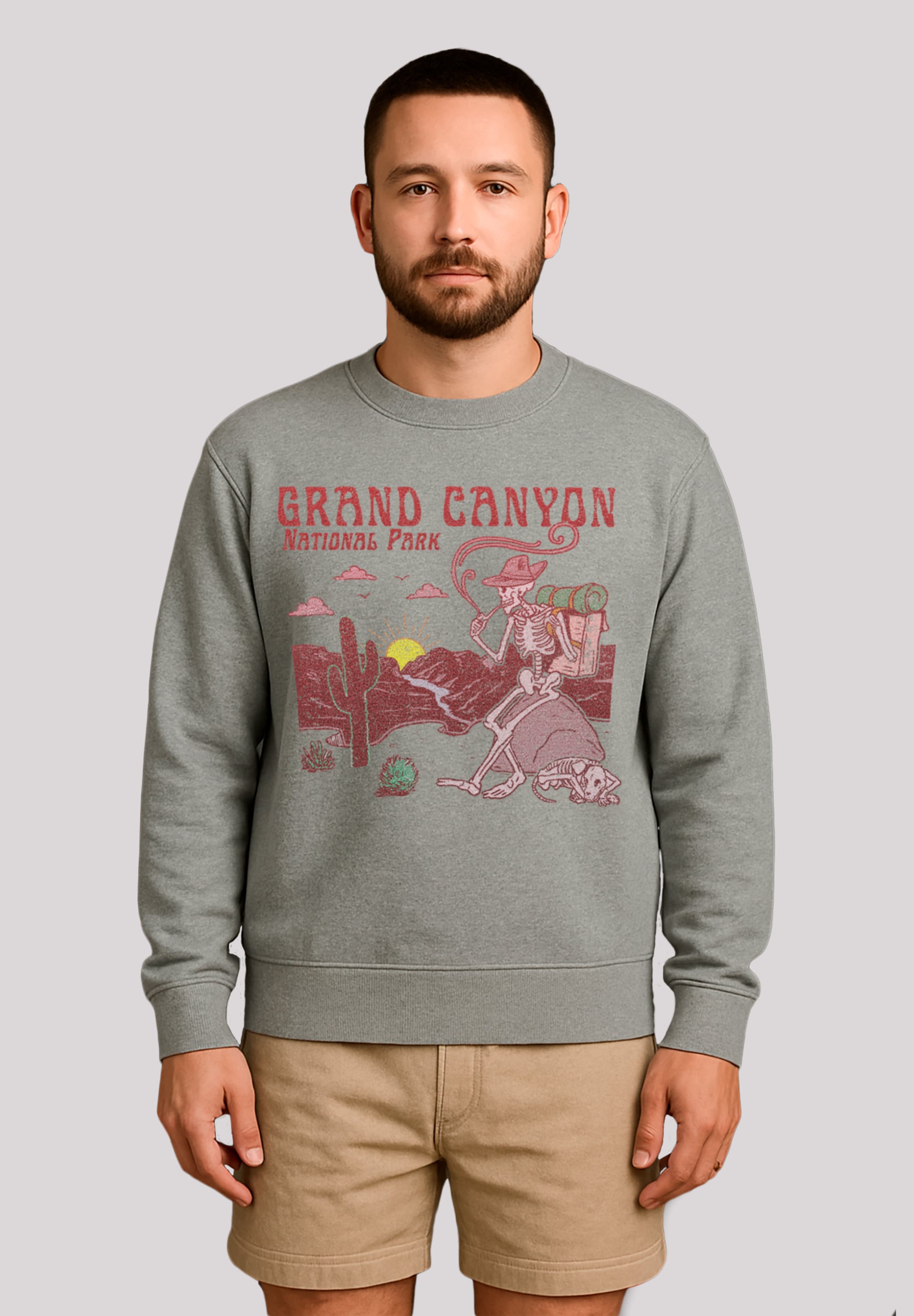 F4NT4STIC Sweatshirt "US National Parks Grand Canyon Sunrise", Premium Qual günstig online kaufen