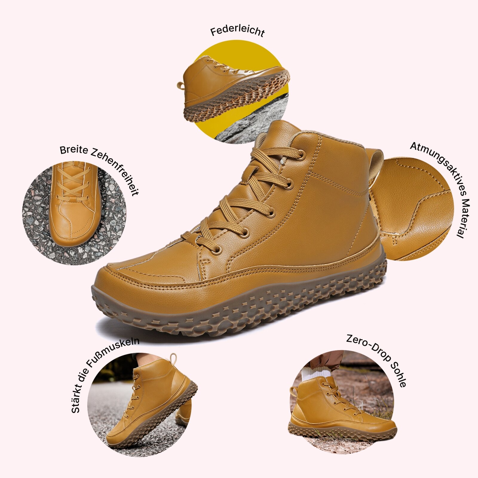 DOTALES Barfußschuh »Haven Winter Barfußschuhe Damen & Herren -Warm & Flexibel«  Minimalschuhe