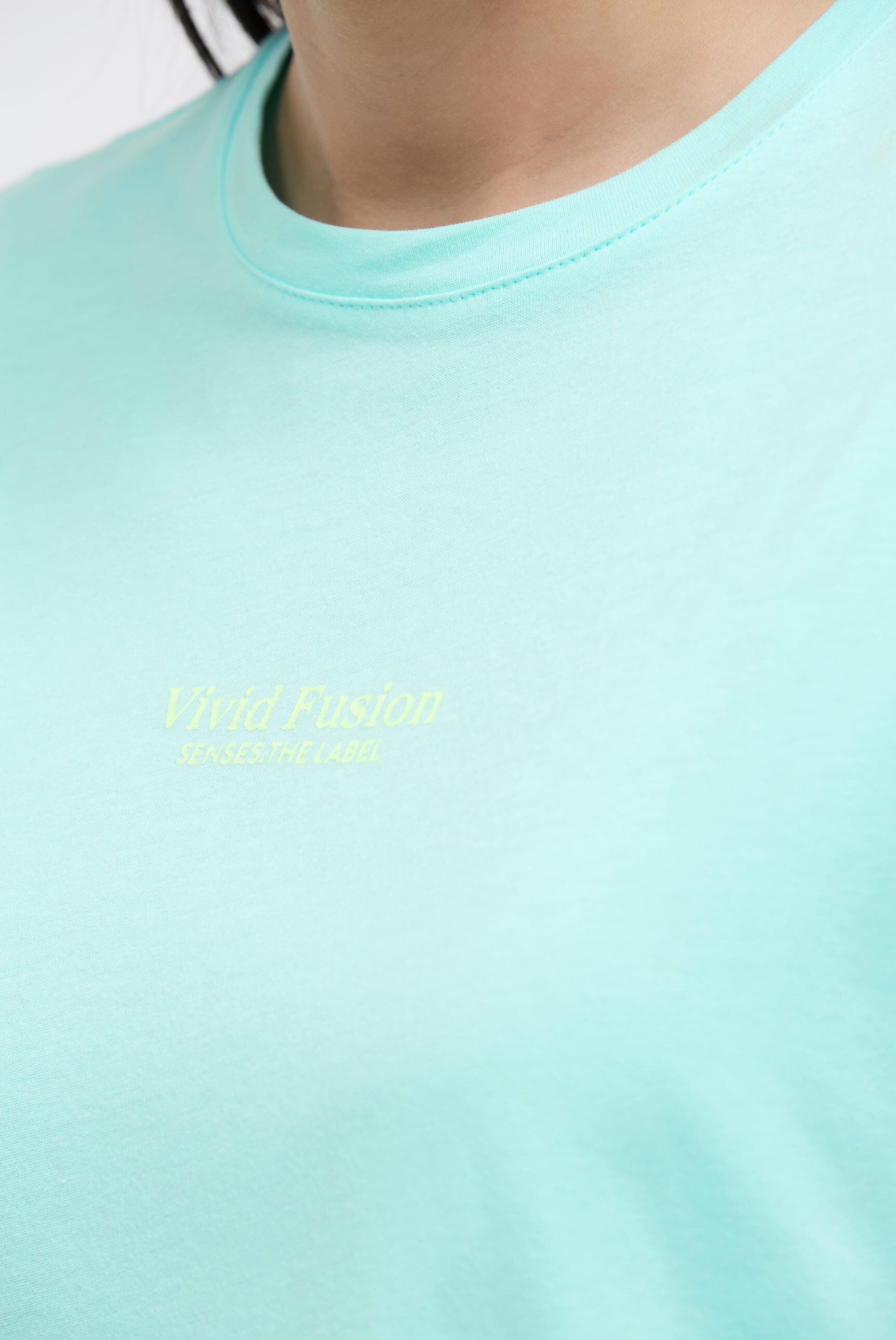 SENSES.THE LABEL Rundhalsshirt aus Baumwolle