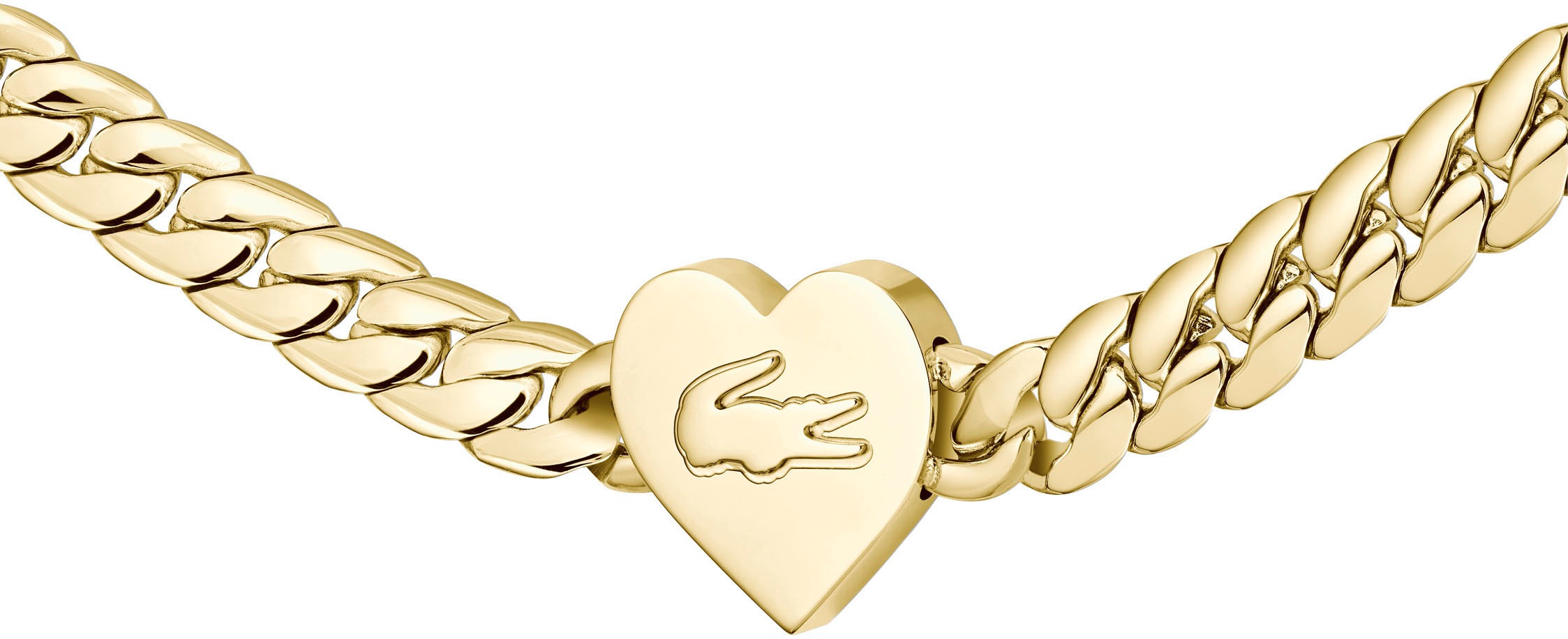 Lacoste Panzerarmband »LOVE MY CROC, Herz, 2040464«