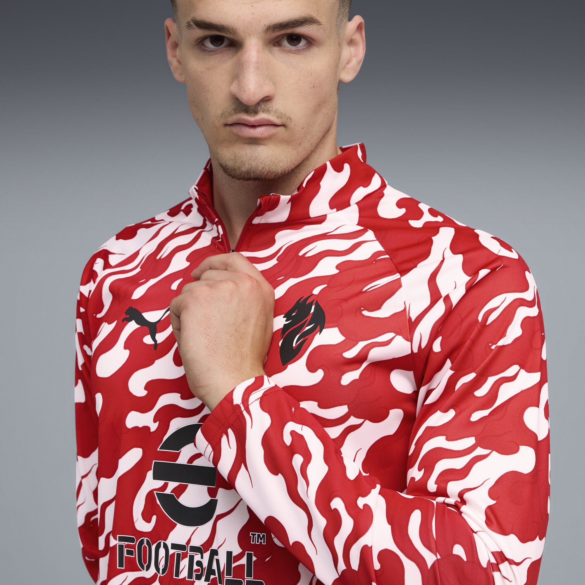 PUMA T-Shirt »AC Mailand Aufwärmoberteil Herren«