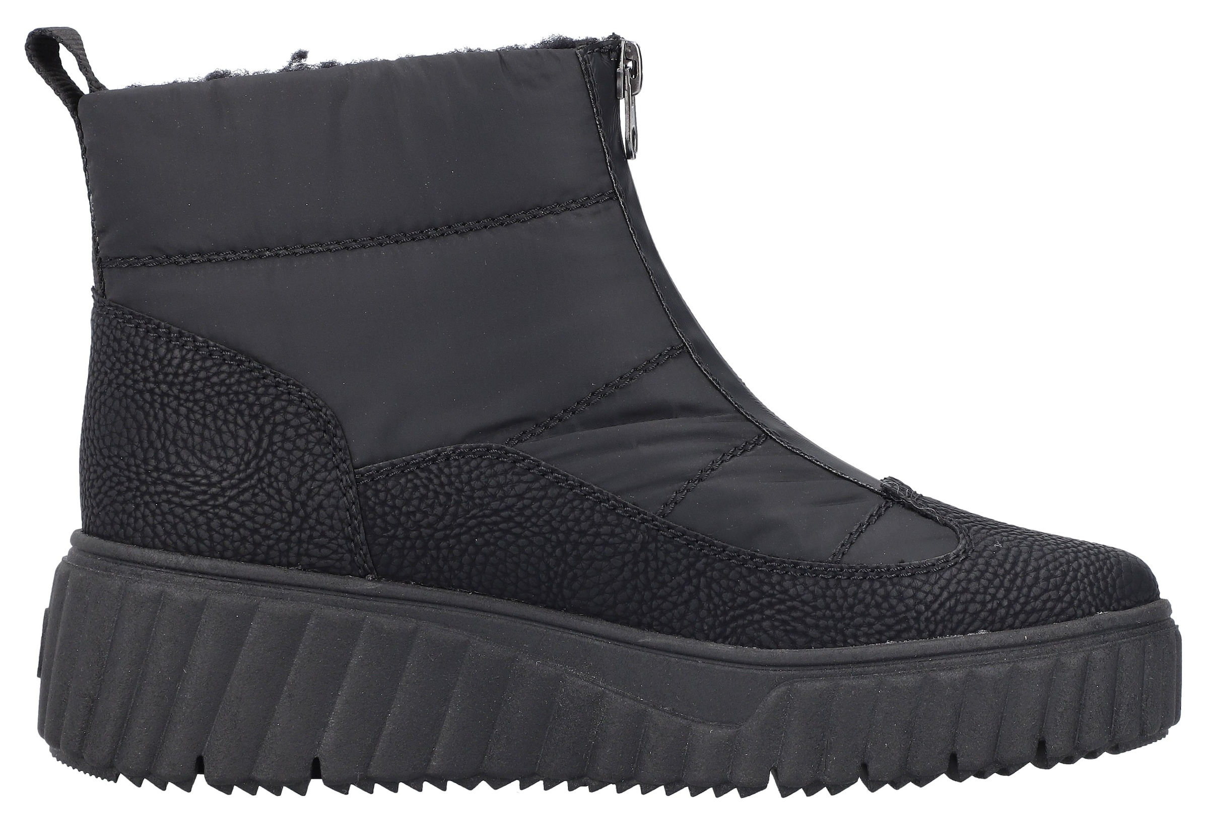 Rieker Winterboots, Outdoorboots, Snowboots mit Reißverschluss am Rist