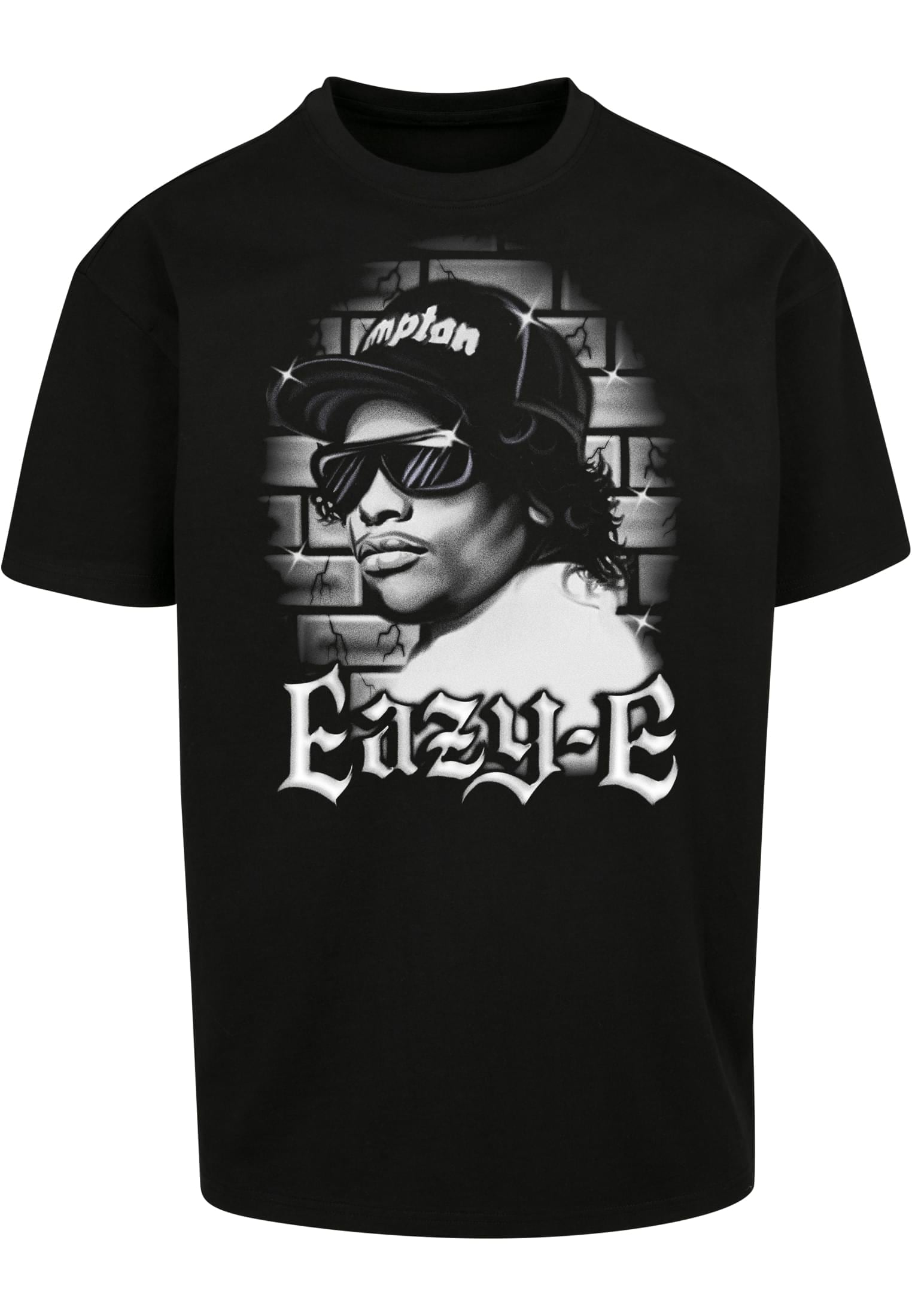 Upscale by Mister Tee Kurzarmshirt »Upscale by Mister Tee Herren Eazy-E Paintbrush Oversize Tee«, (1 tlg.)