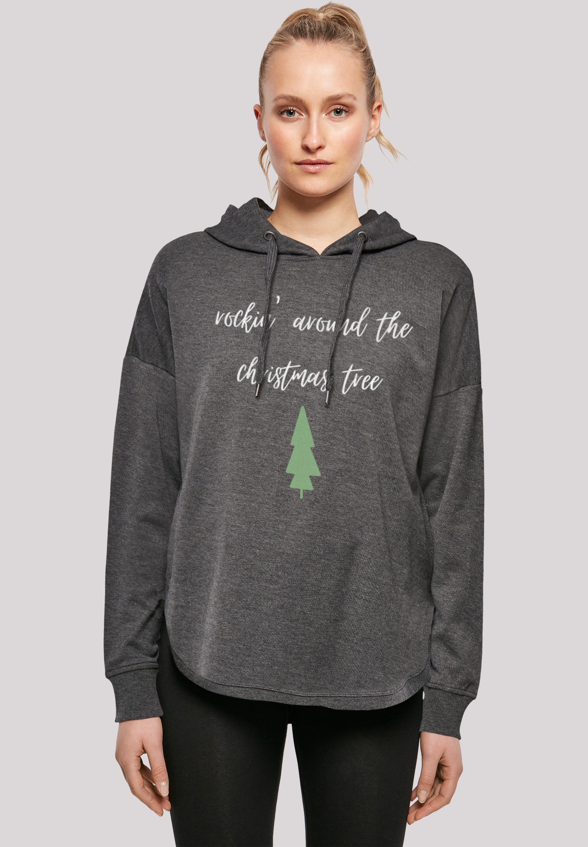 F4NT4STIC Kapuzenpullover "Rockin around the christmas tree", Print