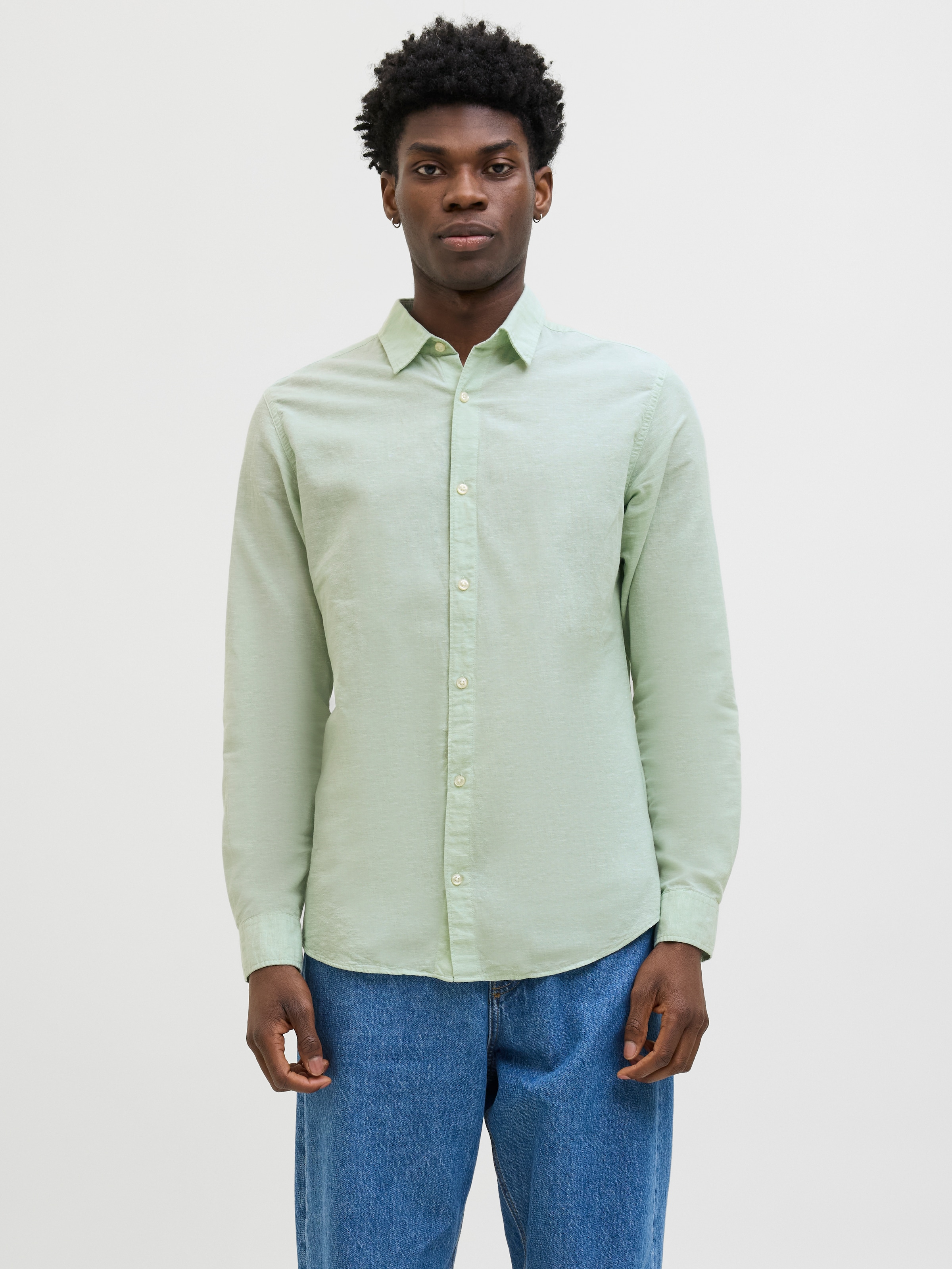 Jack & Jones Langarmhemd "JJEBREEZE SHIRT LS SN", mit Hemdkragen günstig online kaufen