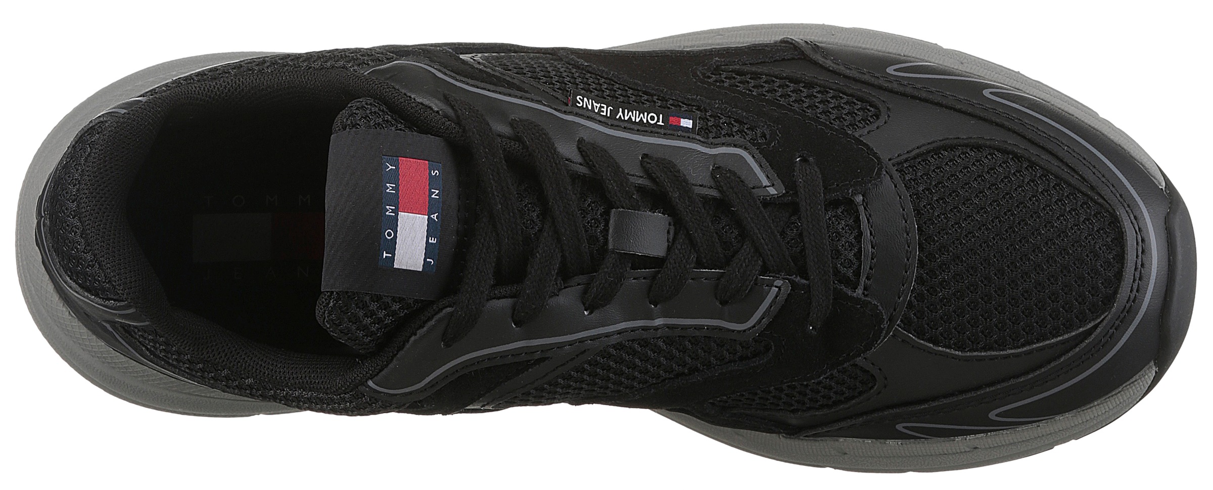 Tommy Jeans Sneaker »THE CONEY«, Freizeitschuh, Halbschuh, Schnürschuh mit seitlichem Label