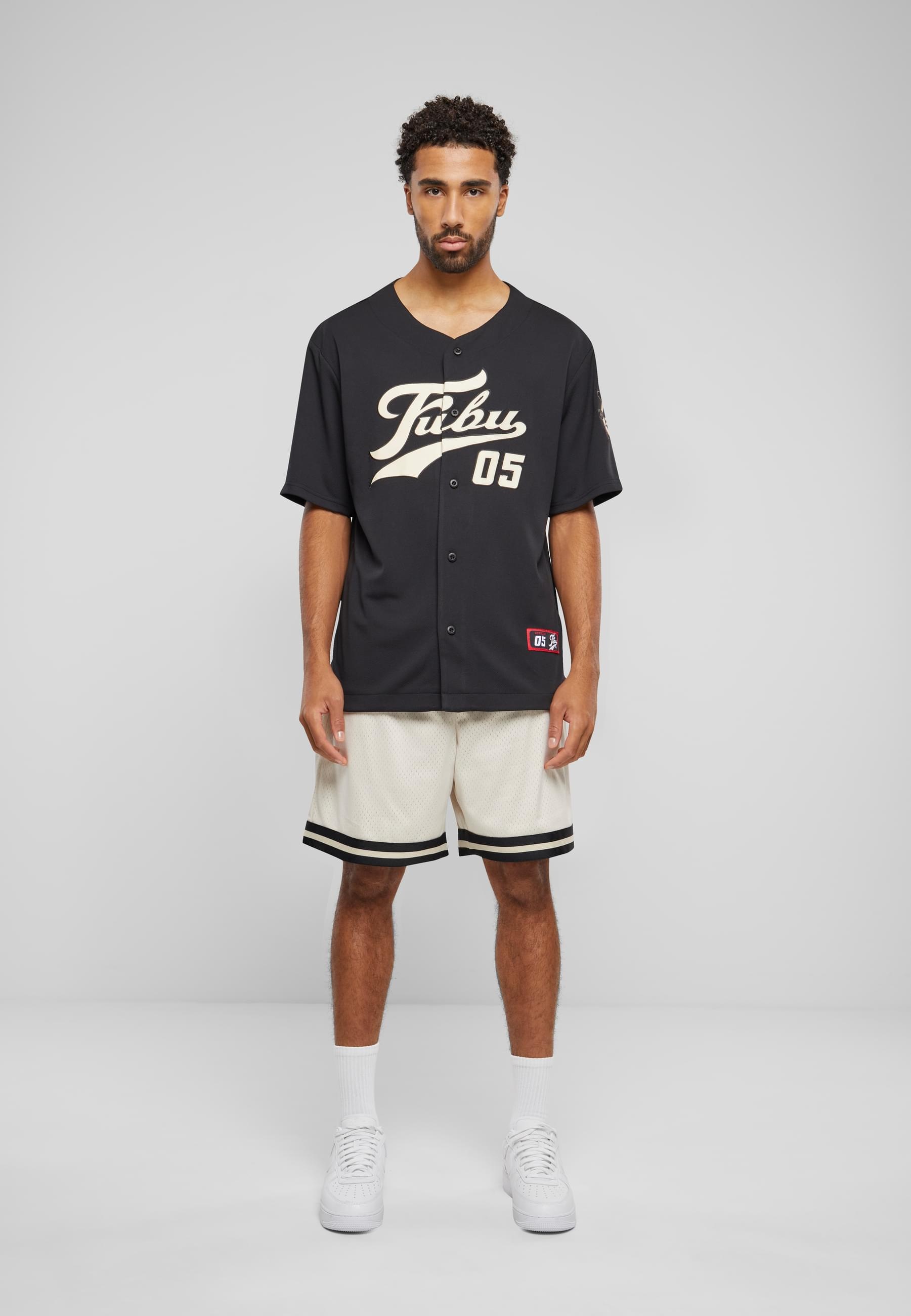 Fubu Shorts »Fubu Herren FM241-014-1 Fubu Varsity Mesh Shorts«
