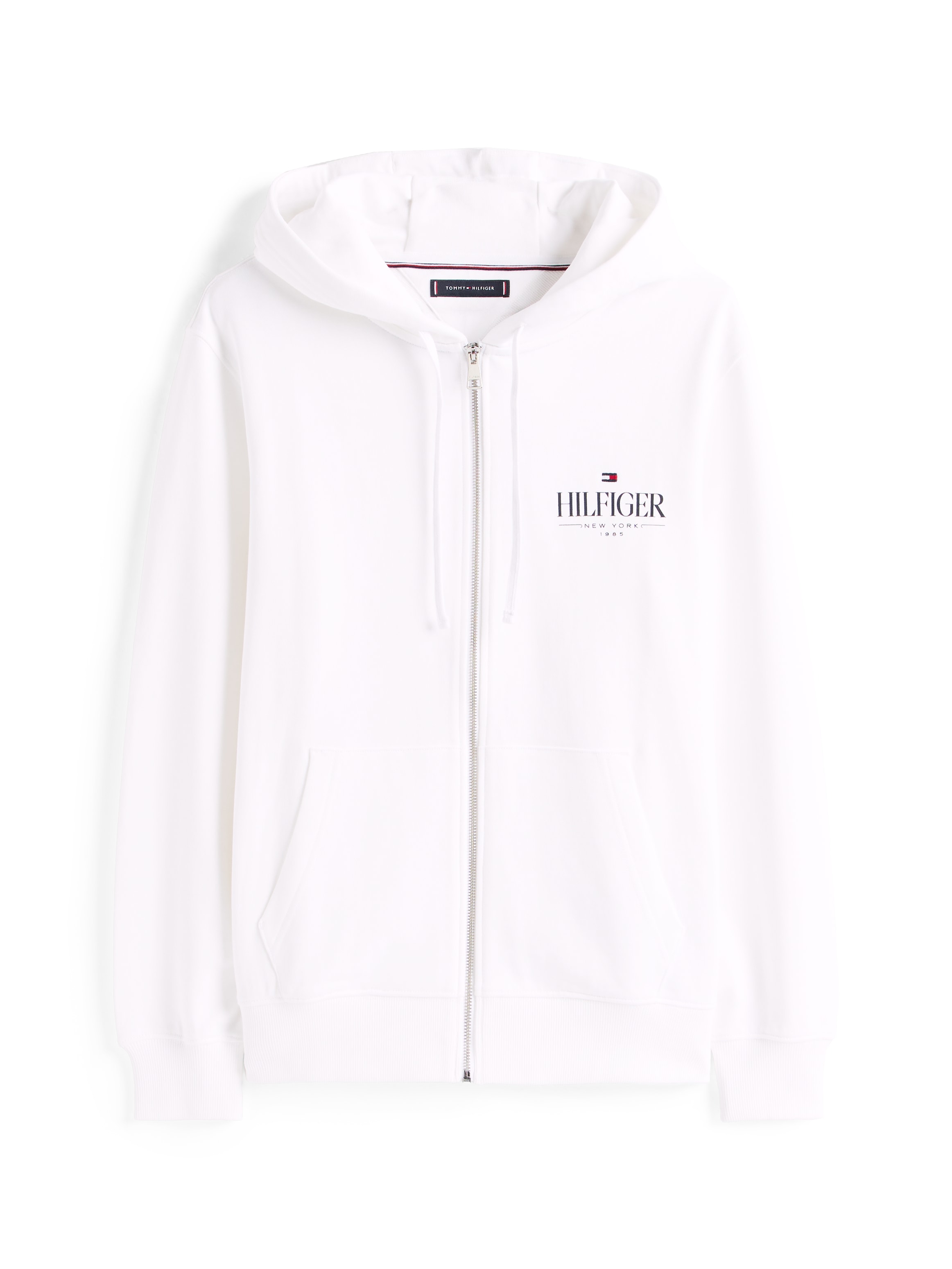 Tommy Hilfiger Kapuzensweatjacke »HILFIGER STACKED HOODED ZIP TH«