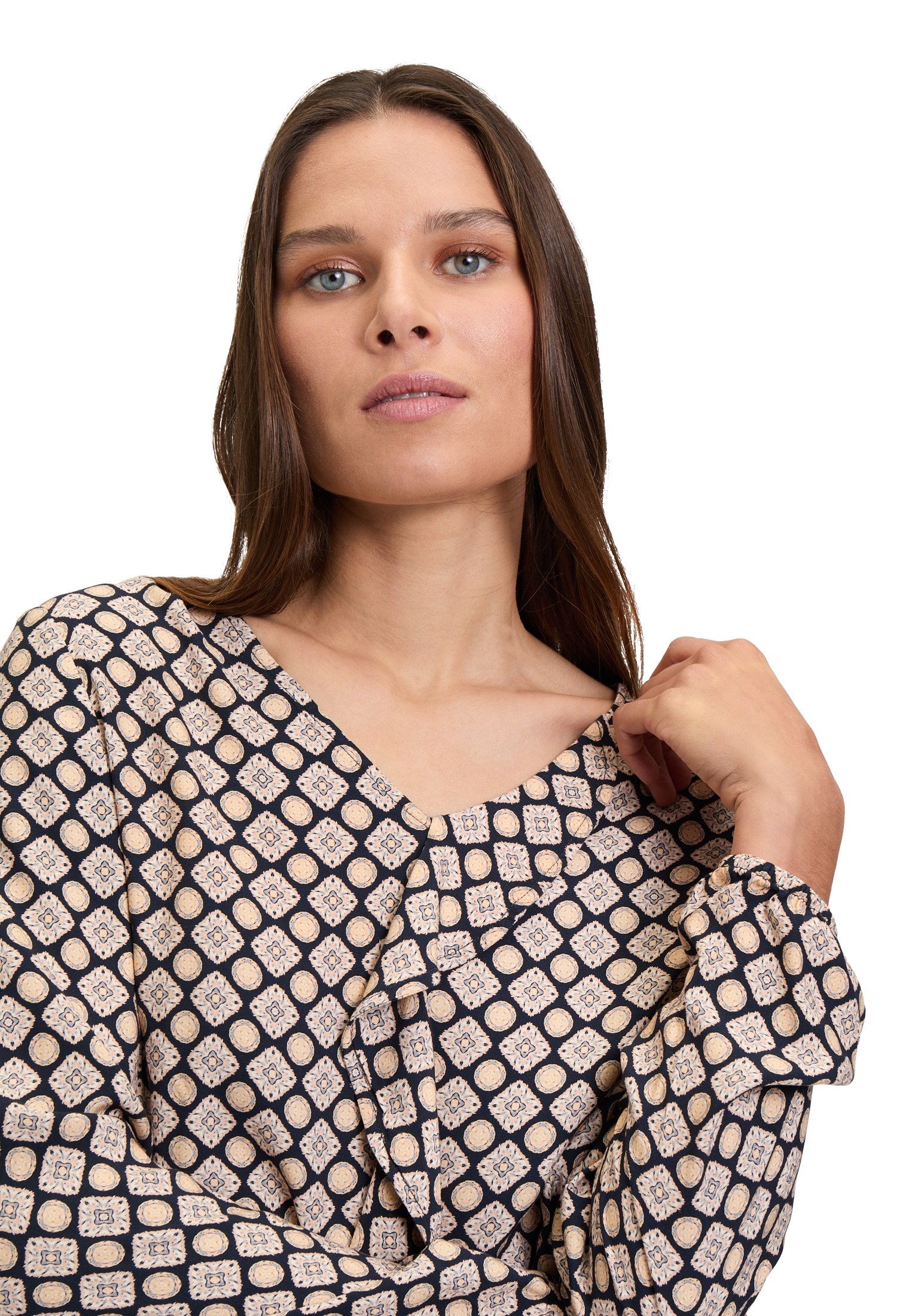 Cartoon Shirtbluse »Cartoon Damen Blusenshirt mit Volant«