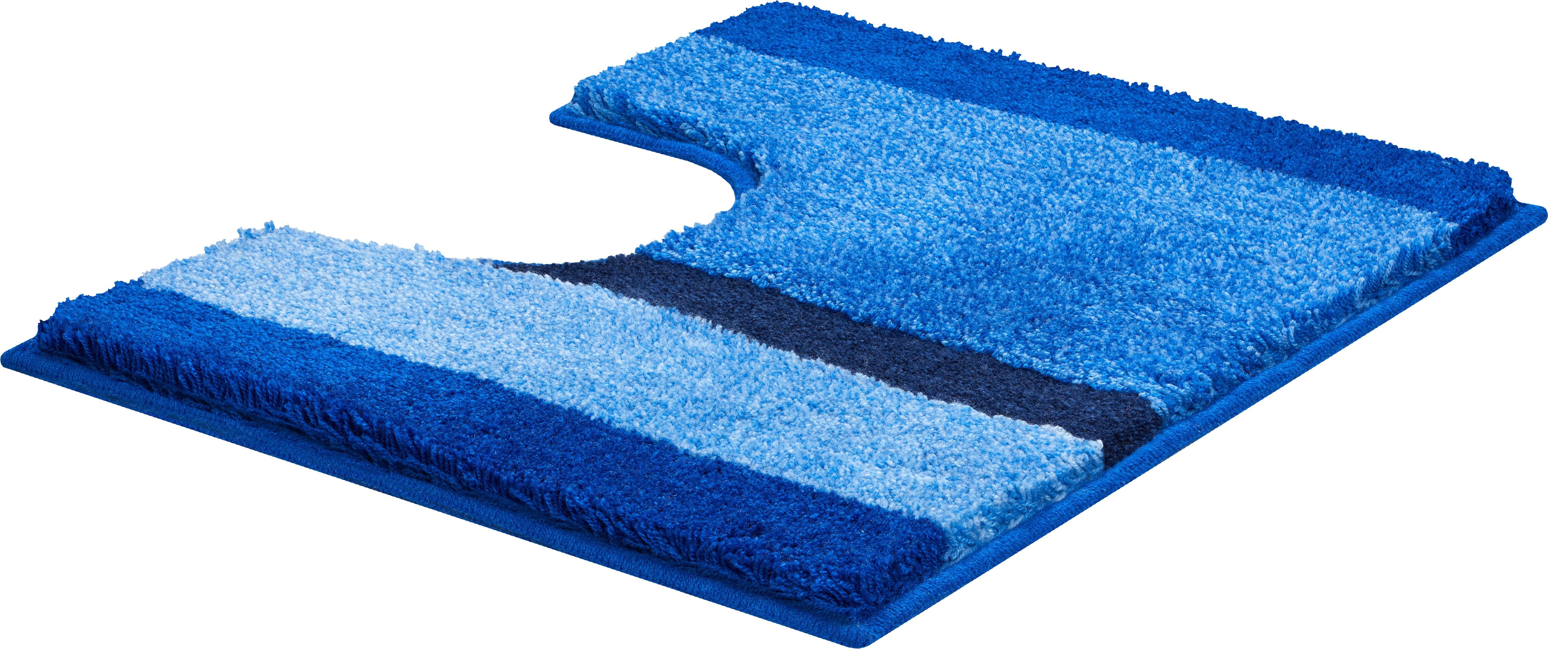 Grund "Room" Höhe 24 mm rutschhemmend beschichtet fußbodenheizungsgeeignet besonders dichter Flor, Badematte mit Streifen
