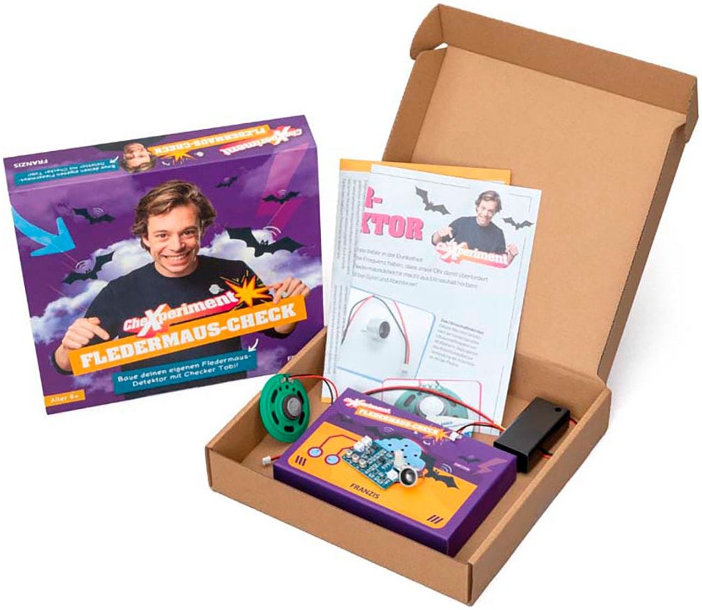 Franzis Experimentierkasten »Franzis: Checker Tobi CheXperiment Fledermaus-Check«