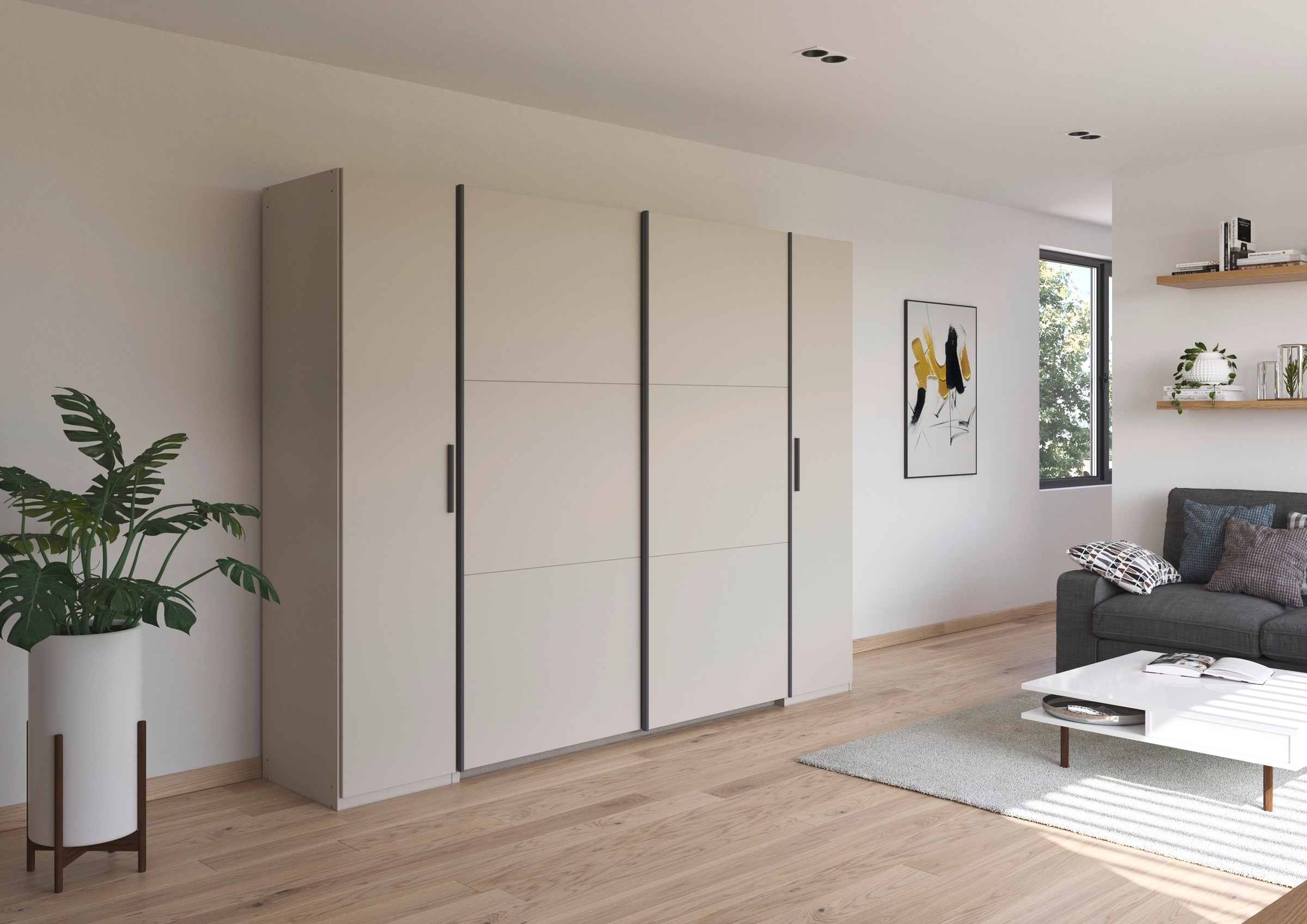 rauch Schwebetürenschrank "Kleiderschrank Drehtürenschrank Schrank Garderob günstig online kaufen