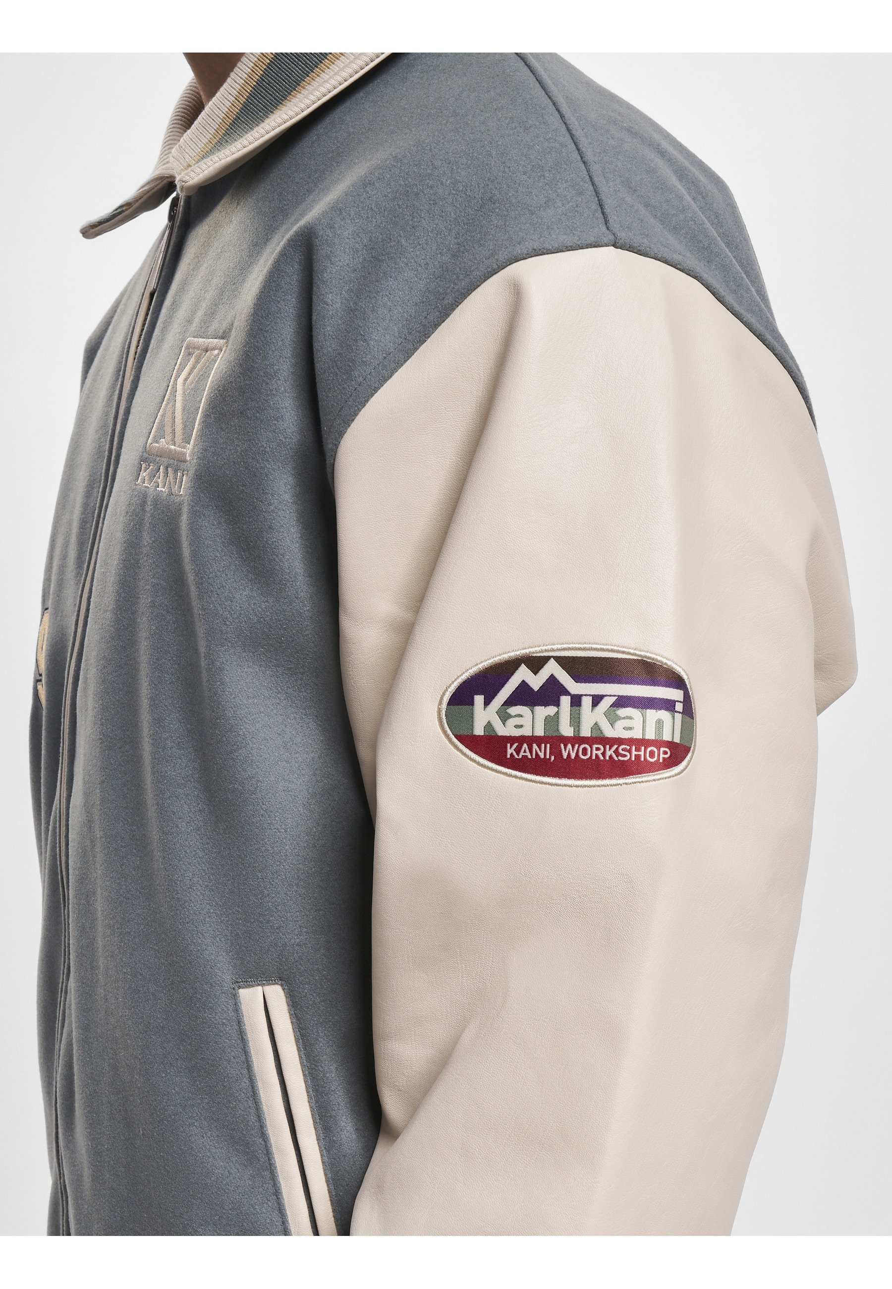 Karl Kani Collegejacke »Karl Kani Herren KM233-022-1 KK Og Block College Jacket« 1 Stk. tlg. ohne Kapuze