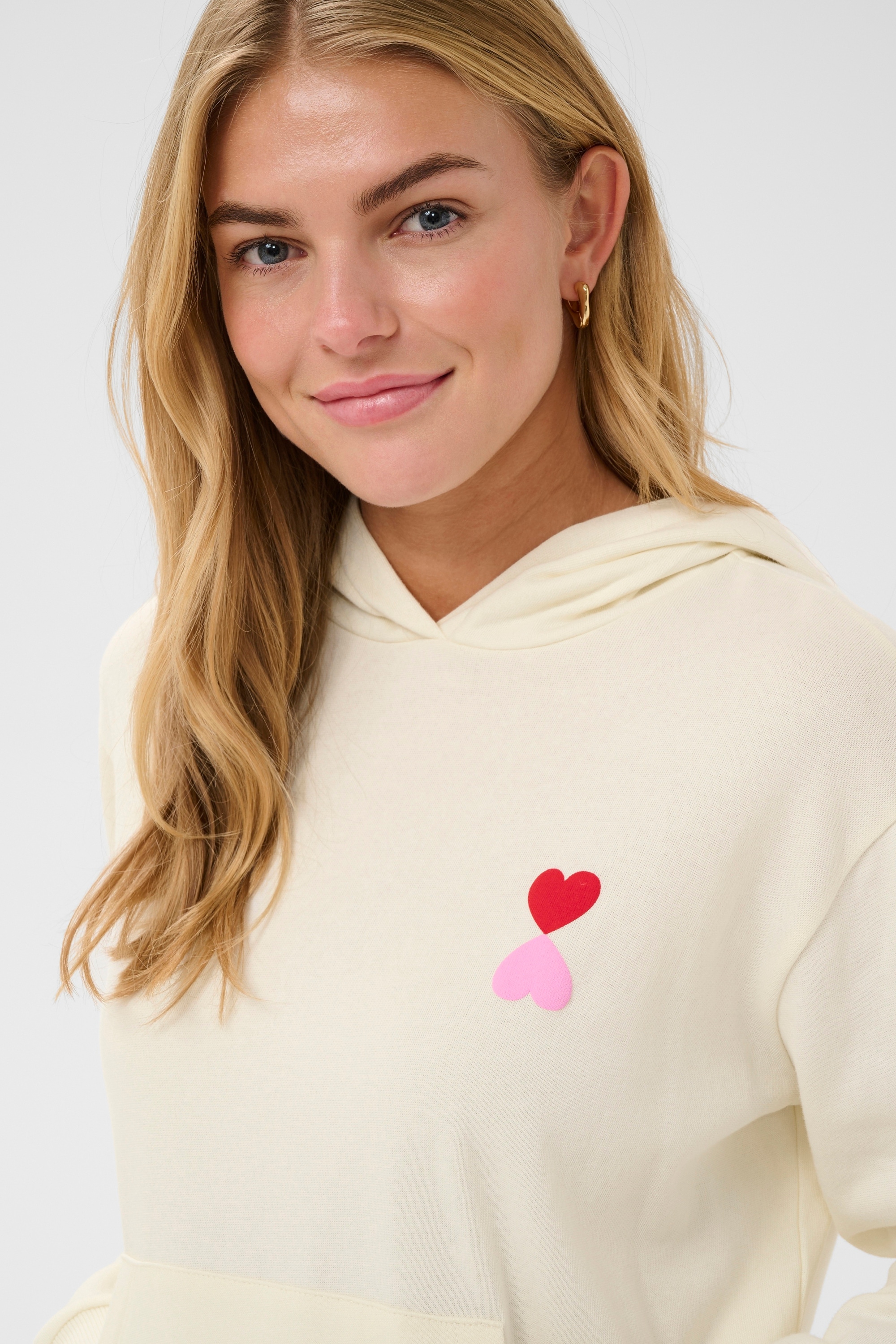 Saint Tropez Kapuzensweatshirt »Damen Kapuzenshirt PixilineSZ«
