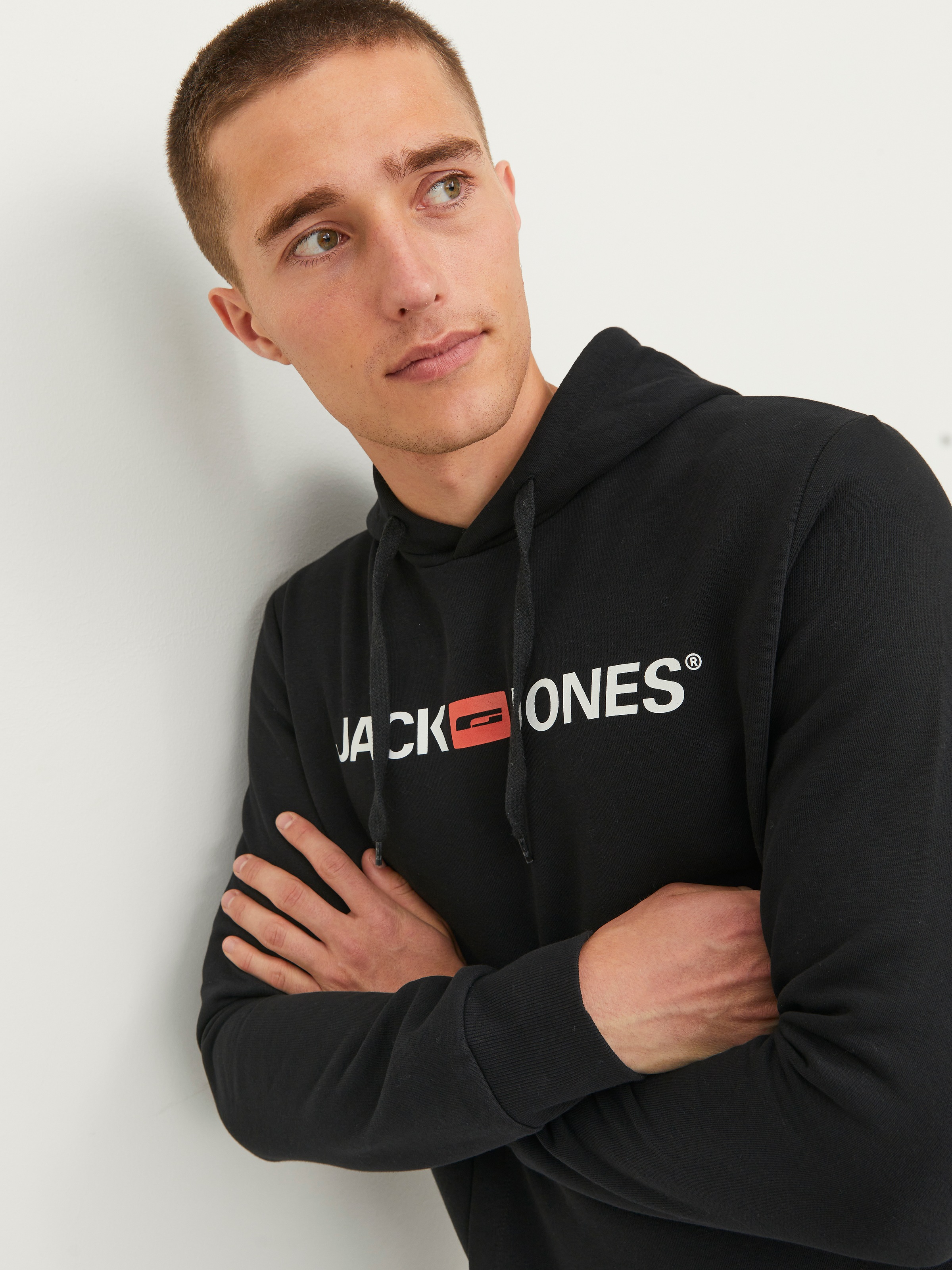 Jack & Jones Kapuzensweatshirt "JJECORP Hoodie mit Logo und hohem Tragekomf günstig online kaufen
