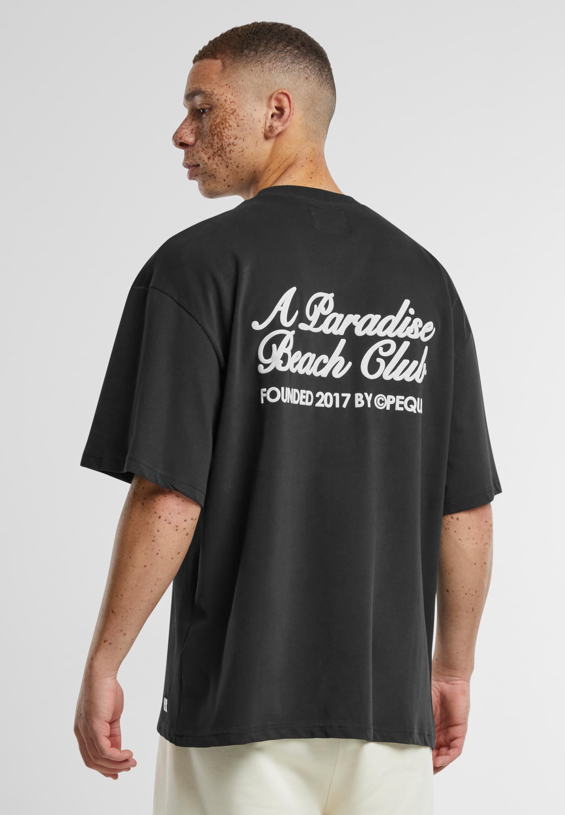 PEQUS Langarmshirt »PEQUS PEQUS A Paradise Beach Club Back Logo T-Shirt«, 1 Stk.
