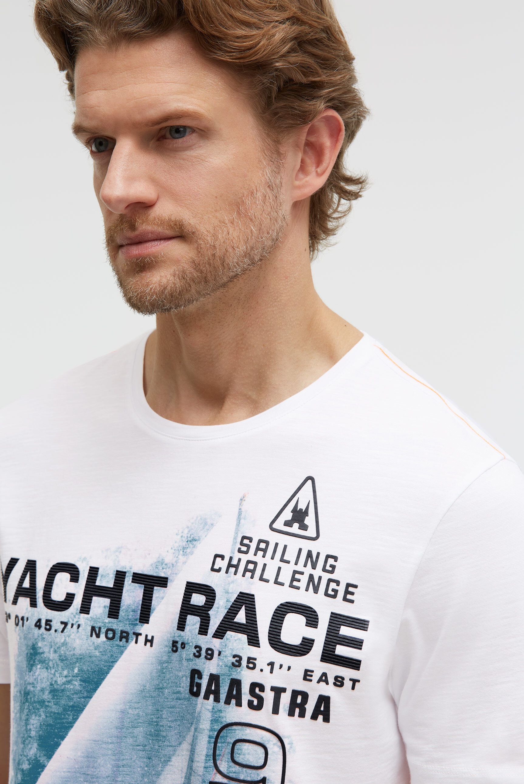 Gaastra Rundhalsshirt mit Baumwolle