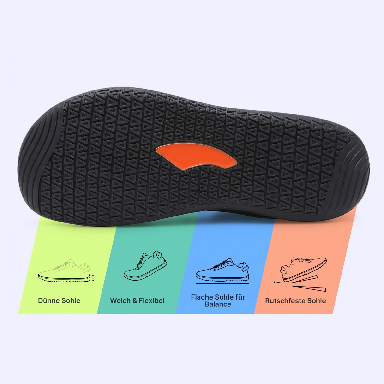 DOTALES Barfußschuh »Litestep Barfußschuhe Damen & Herren Barfuß Sneaker«  Minimalschuhe