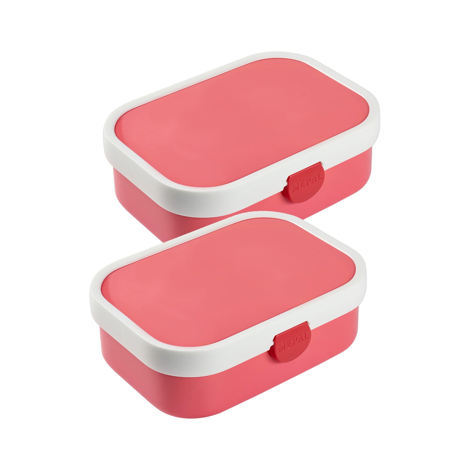 MEPAL Lunchbox "Brotdosen mit Einsatz Campus 700 ml 2er Set", rosa, Lebensmittelaufbewahrungsbehälter