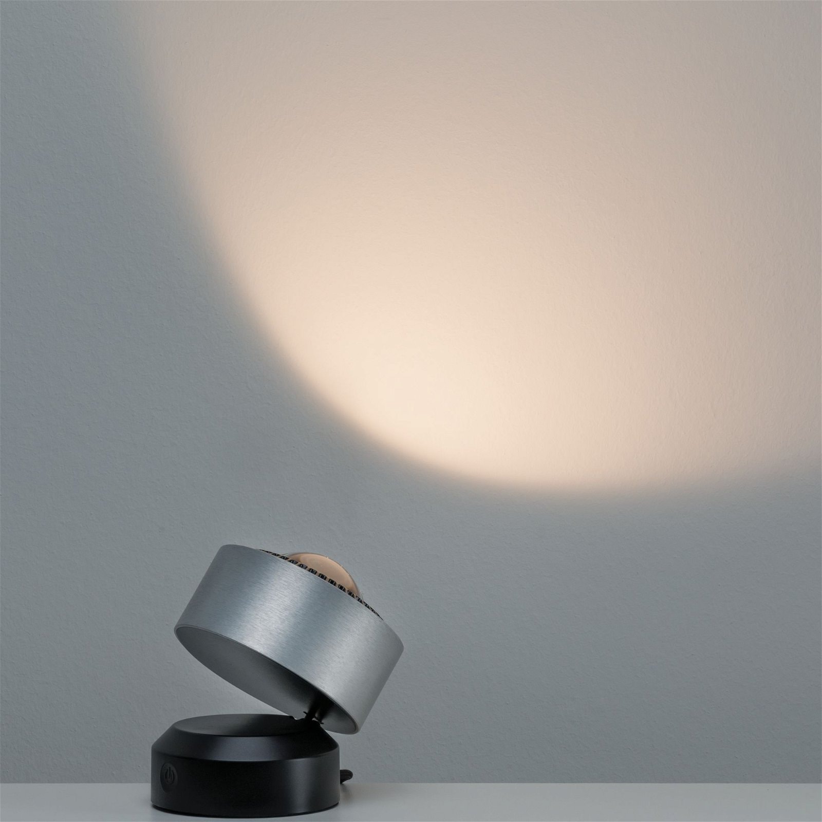 Paulmann LED Tischleuchte »Aldan 1x3,5W Schwarz/Alu gebürstet 230V Aluminium«, 1 flammig-flammig, dimmbar
