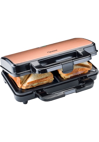 bestron Sandwichmaker »XL Sandwich-Toaster«, 900 W, antihaftbeschichtet, für 2... kaufen